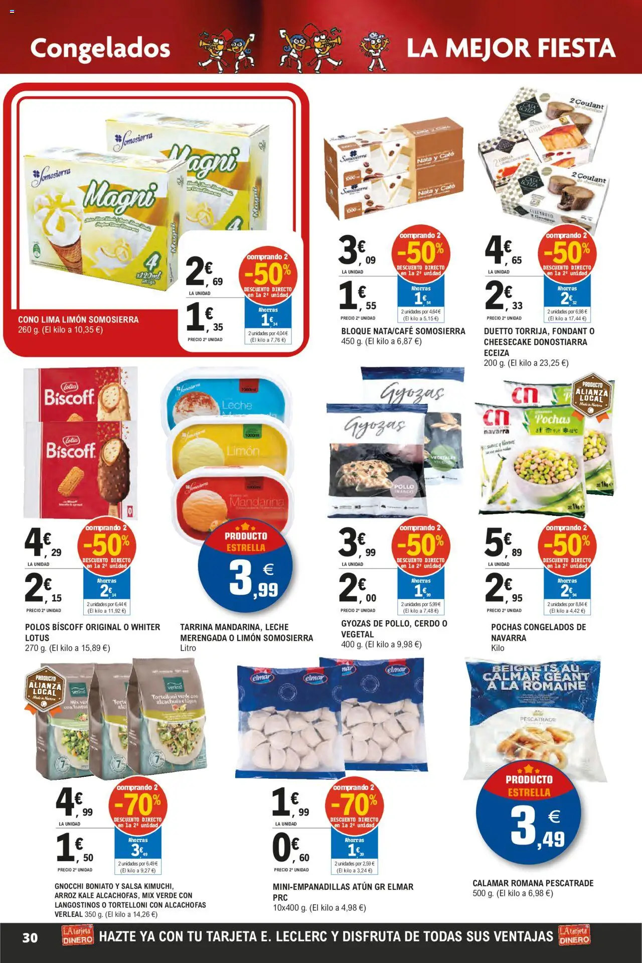 E.Leclerc - Descubre la Calidad y Frescura  │ válido desde el 18.06.2025 | Página: 30 | Productos: Lima, Leche, Café, Cerdo