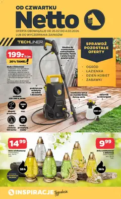 Pogląd oferty "Netto gazetka - Non Food" - ważna od 26.02.2026 | Strona: 1 | Produkty: Kabel, Złącze, Detergent