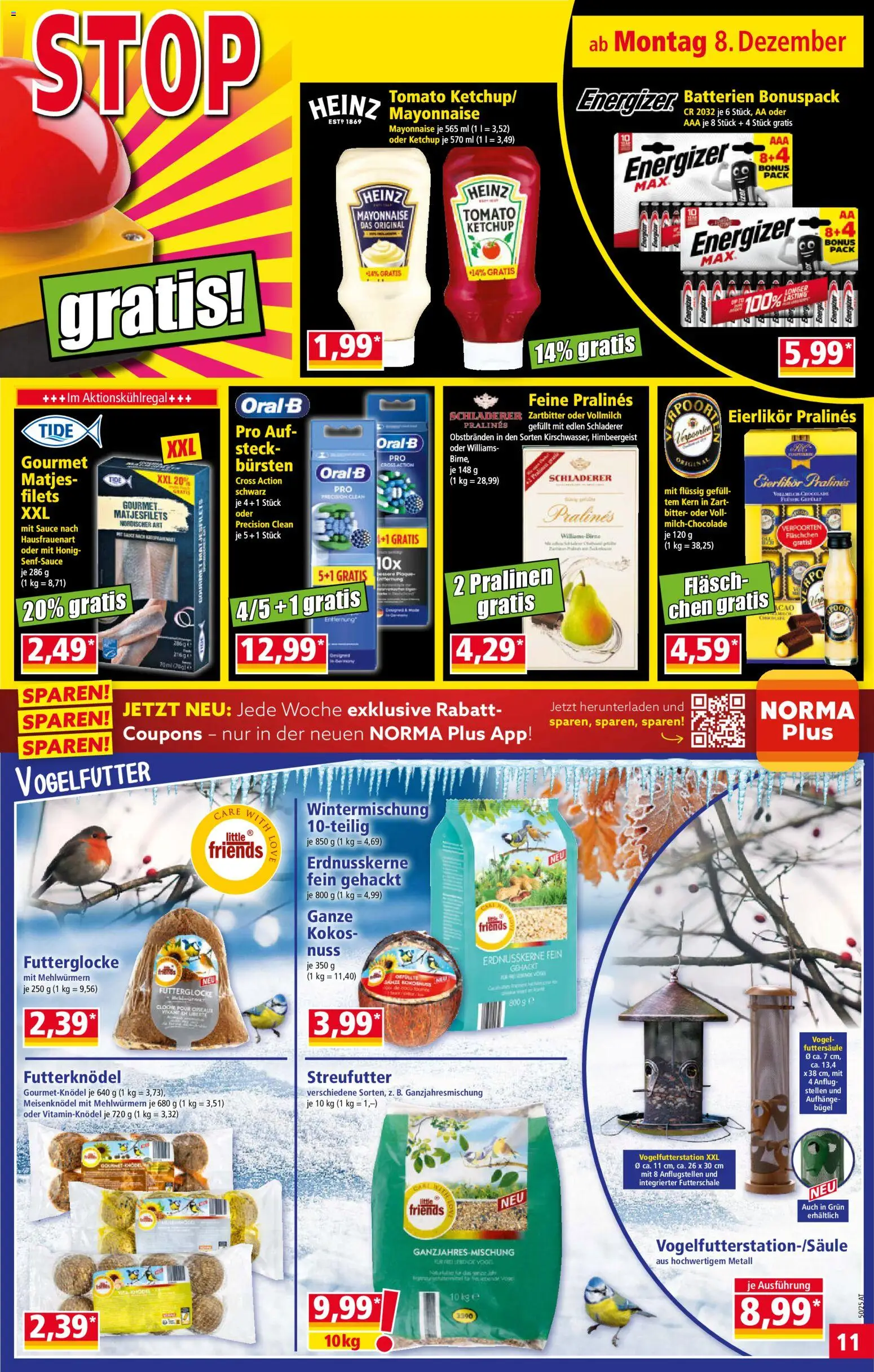Norma Flugblatt gültig ab 08.12.2025 | Seite: 11 | Produkte: Ketchup, Mayonnaise, Birne