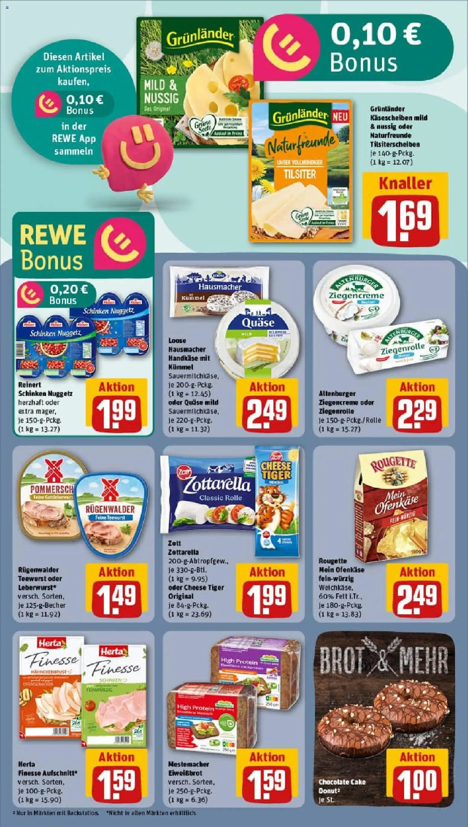 Rewe prospekt Bad Rodach	 – gültig ab 26.10.2025 | Seite: 14 | Produkte: Grunlander, Brot, Schinken, Herta finesse