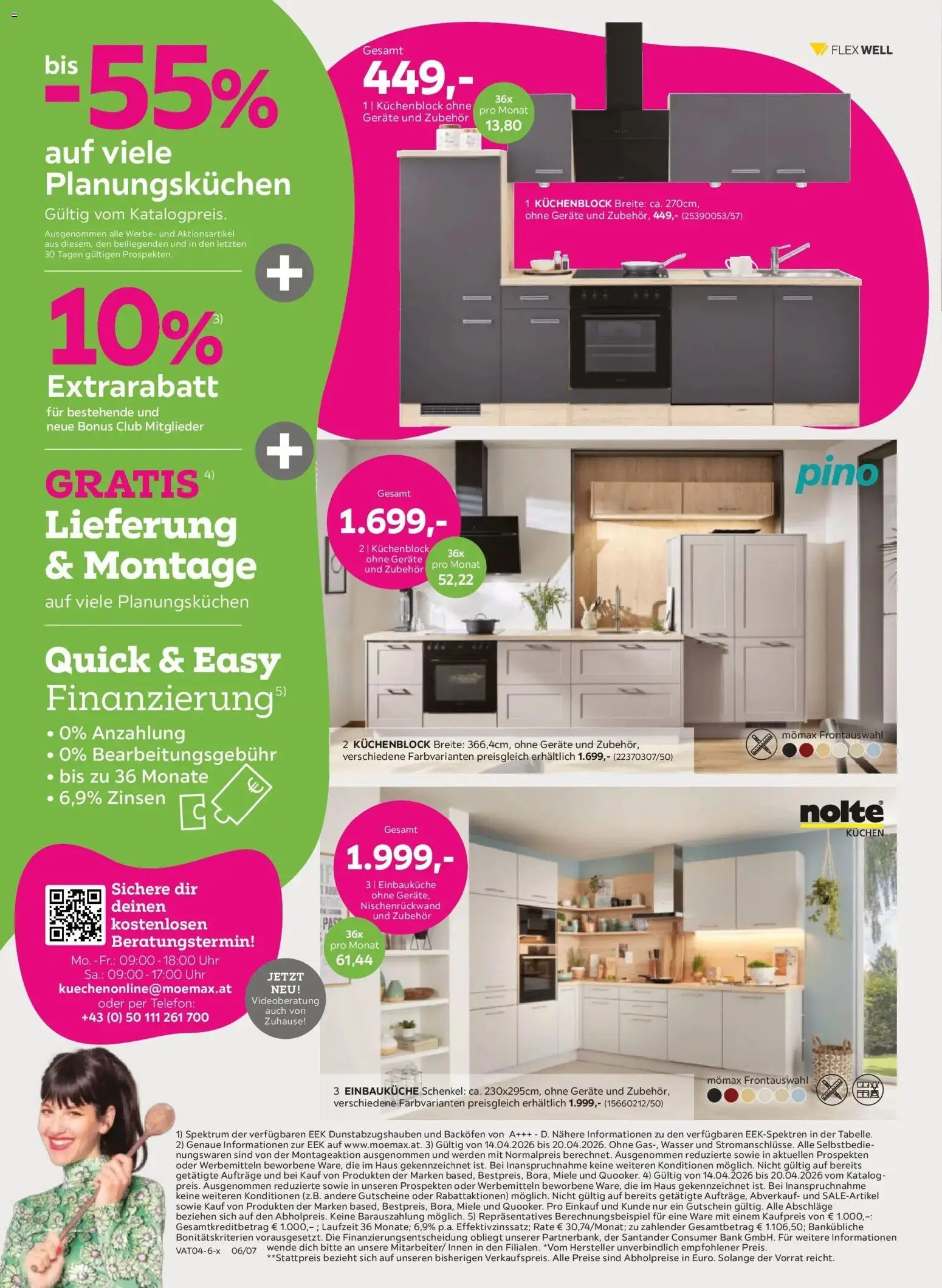 Mömax Ansfelden, Bruck An Der Mur, Villach gültig ab 14.04.2026 | Seite: 6 | Produkte: Wasser, Telefon, Uhr