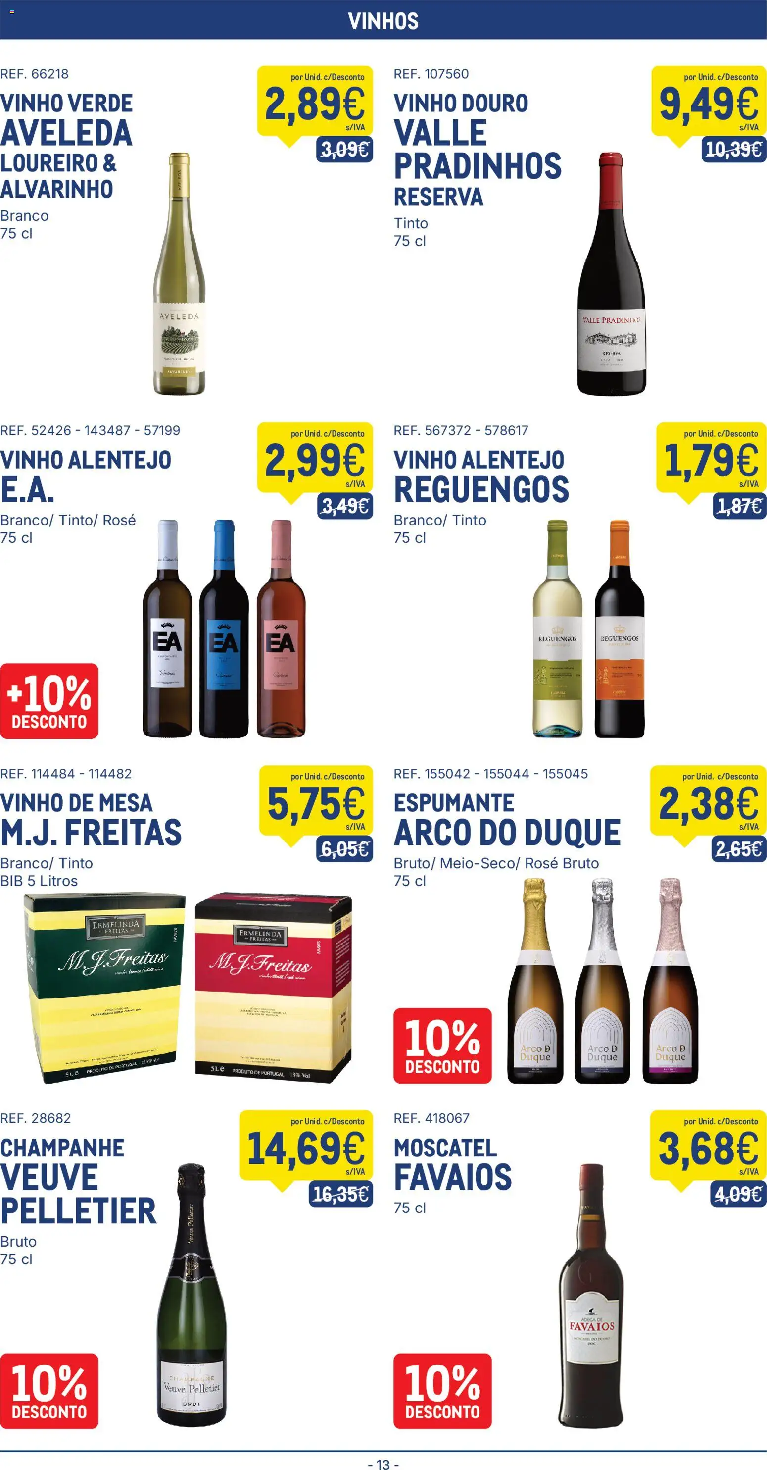 Makro folheto │ válido de 11.11.2025 | Página: 13 | Produtos: Espumante, Mesa, Champagne, Vinho