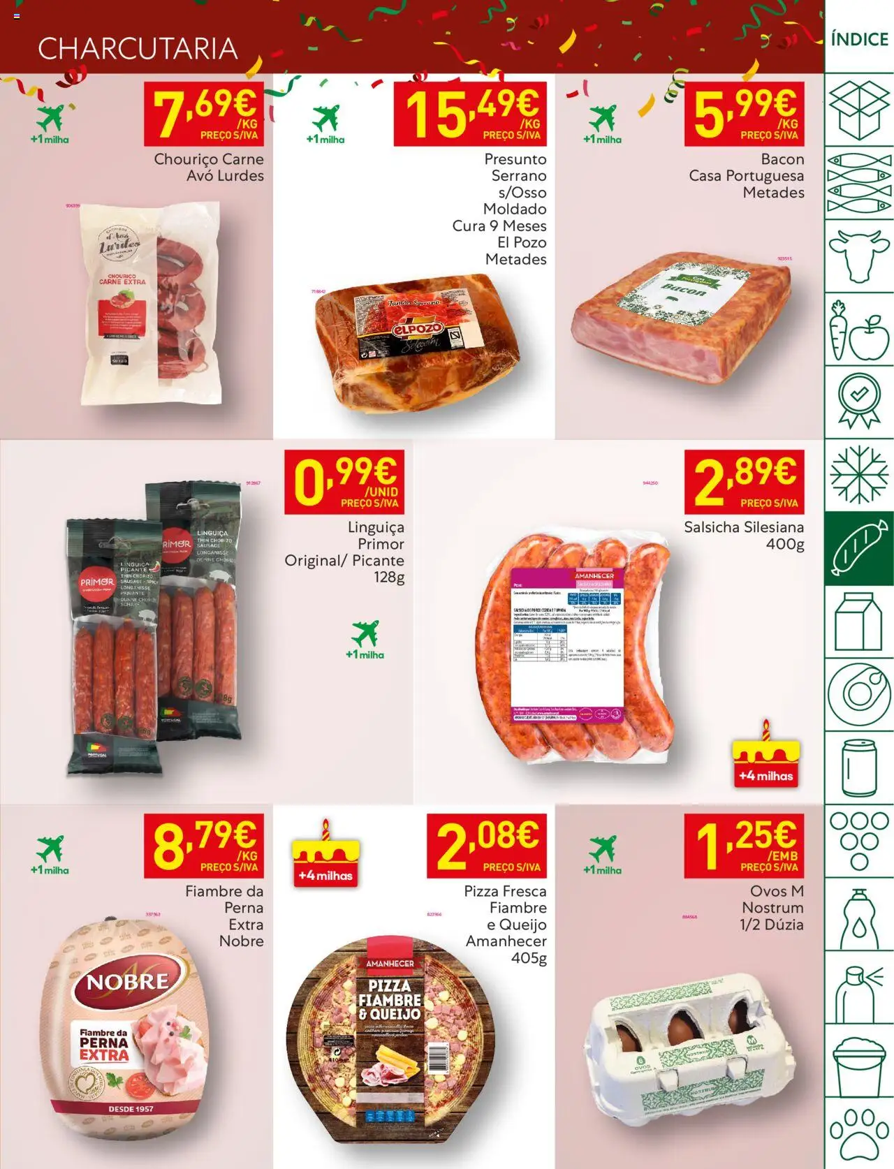 Recheio folheto │ válido de 21.10.2025 | Página: 21 | Produtos: Bacon, Linguiça, Queijo, Presunto