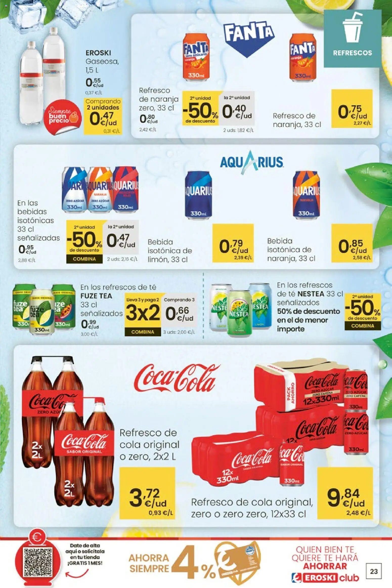 Eroski - Oferta 3x2 │ válido desde el 30.10.2025 | Página: 23 | Productos: Té