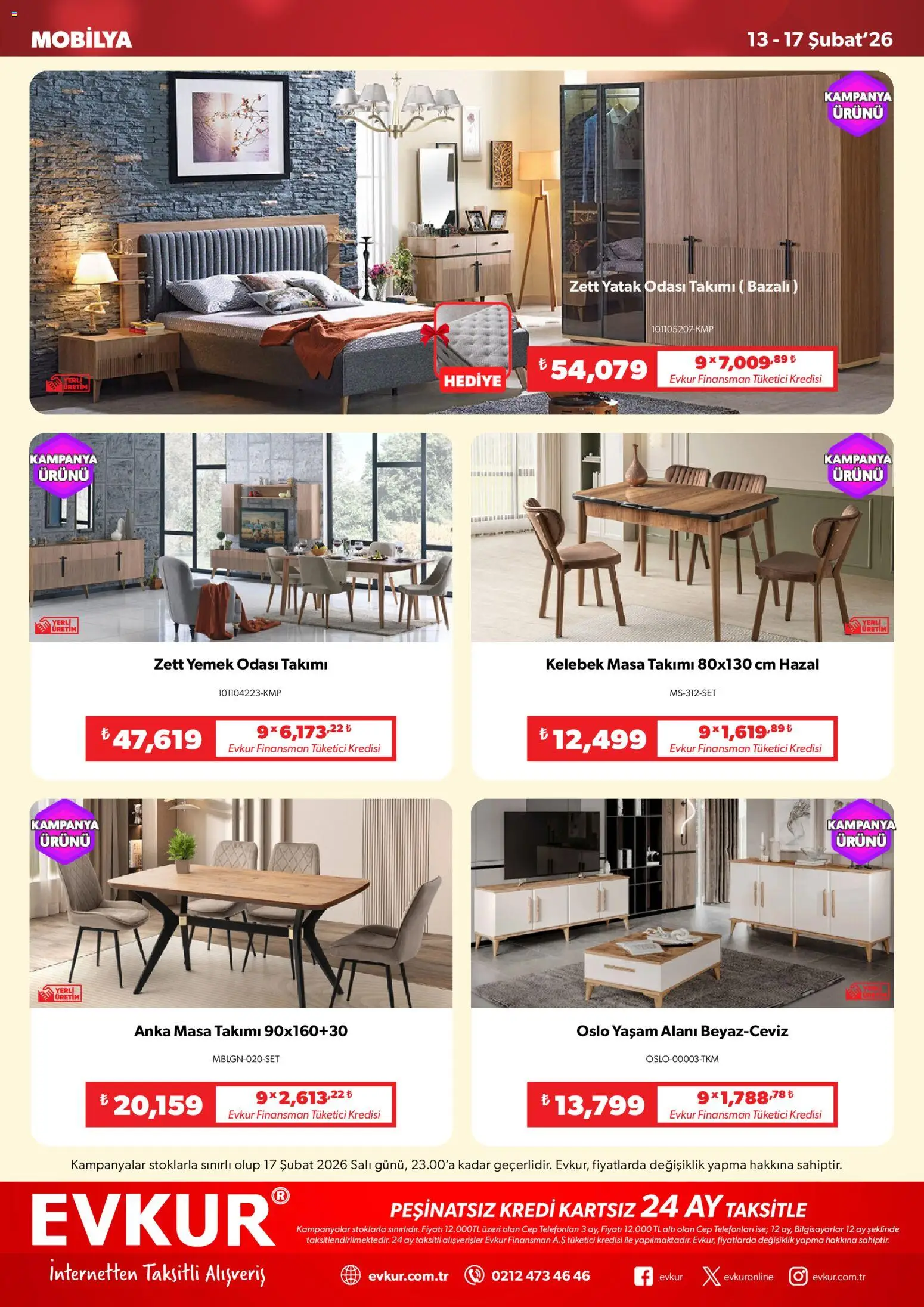 Evkur Katalog - 13.02.2026 tarihinden itibaren geçerlidir | Sayfa: 10 | Ürünler: Yatak, Yatak odası takımı, Masa, Yemek odası takımı