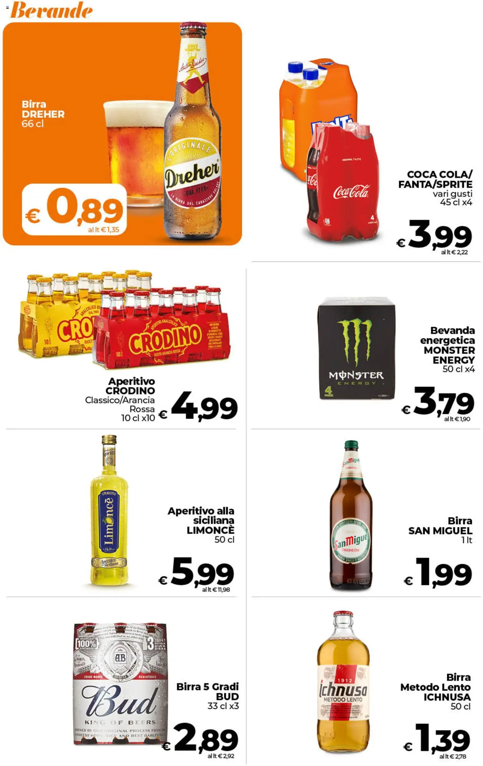 Volantino Ipercoop del 28.04.2026 | Pagina: 42 | Prodotti: Birra, Arancia, Aperitivo
