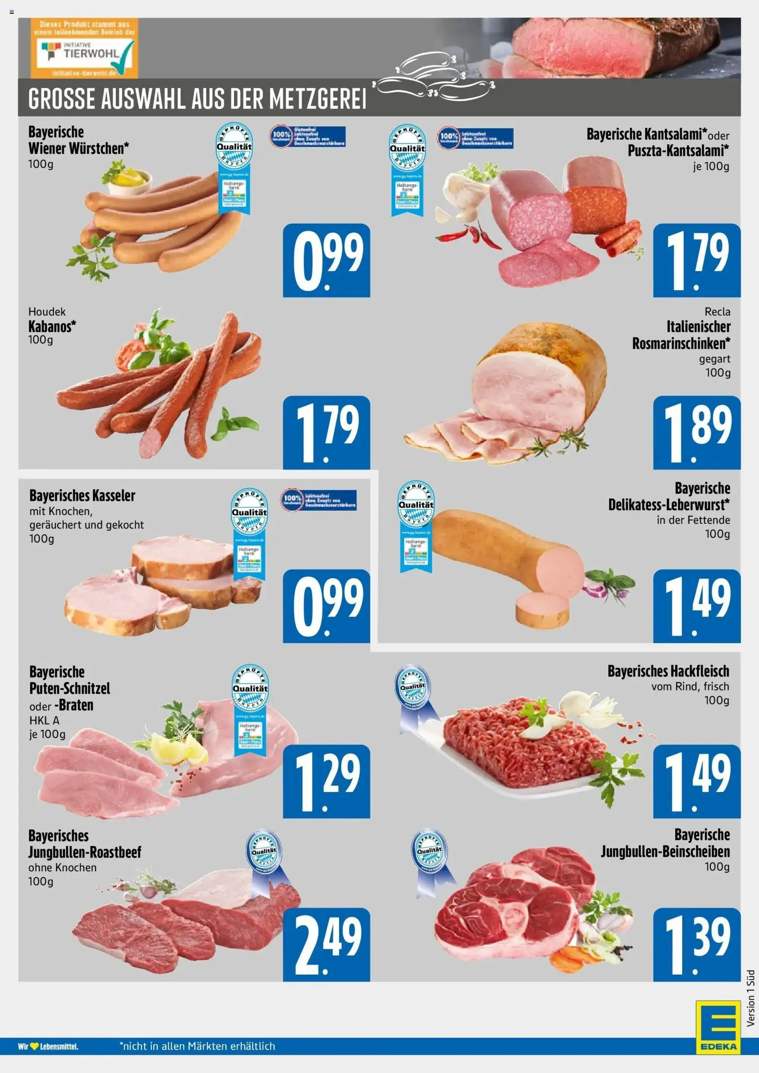 Edeka prospekt München	 – gültig ab 11.01.2026 | Seite: 4 | Produkte: Putenschnitzel, Hackfleisch