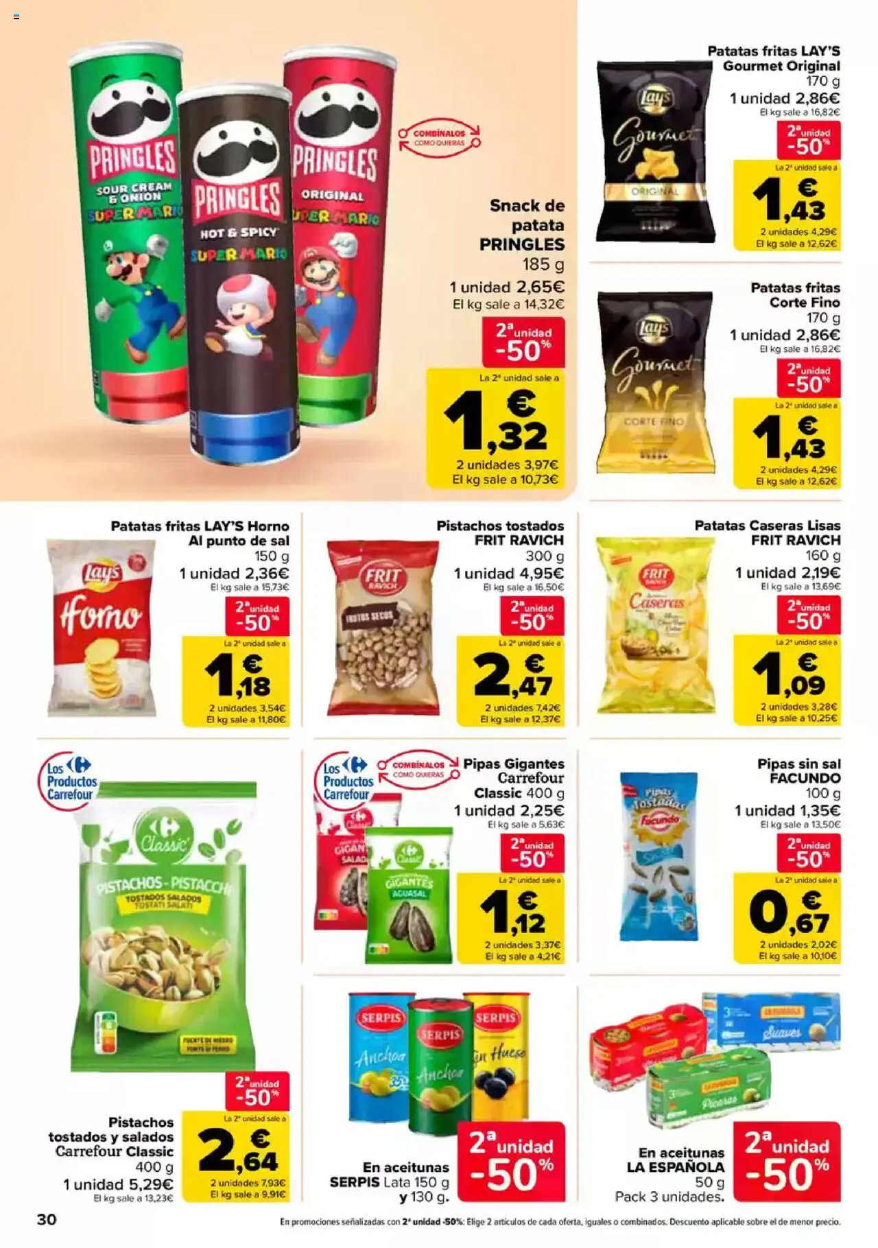 Carrefour folleto │ válido desde el 09.06.2025 | Página: 30 | Productos: Frutos secos, Horno, Anchoa