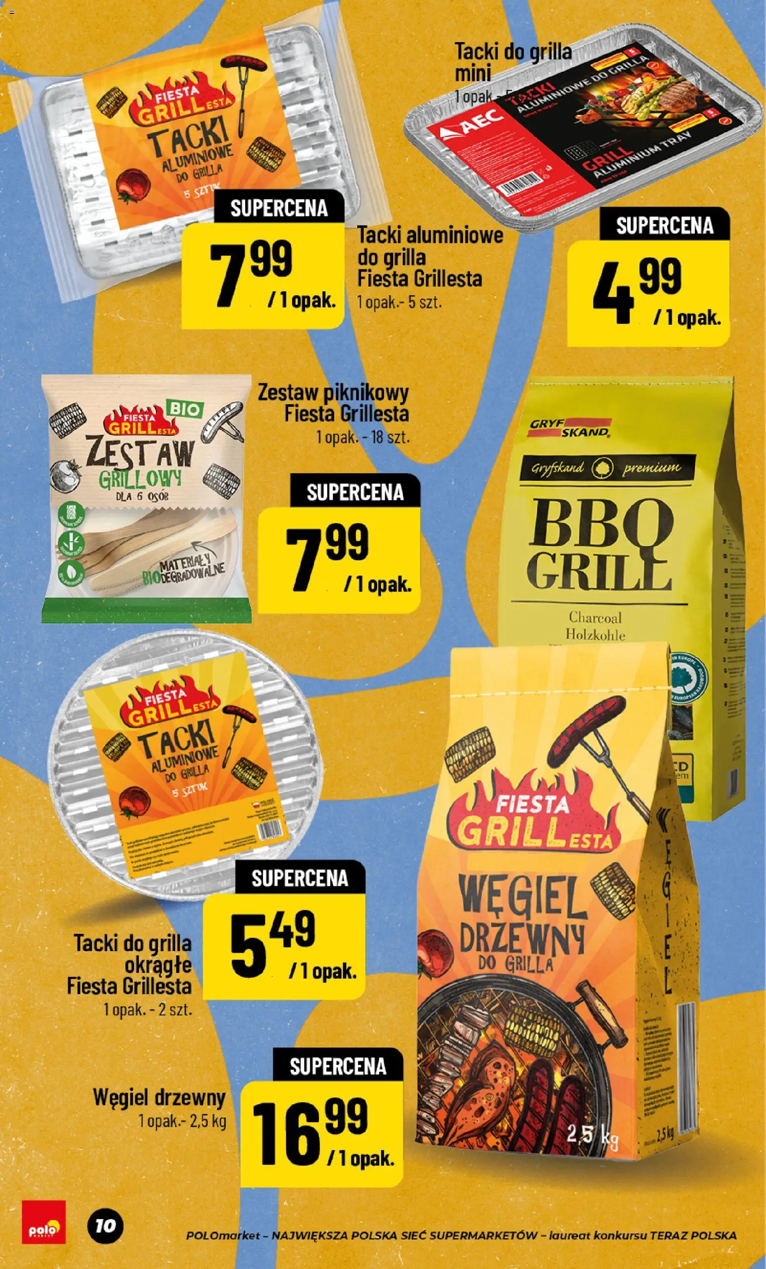 POLOmarket gazetka - Wiosna od 17.04.2026 | Strona: 10 | Produkty: Zestaw piknikowy, Grill