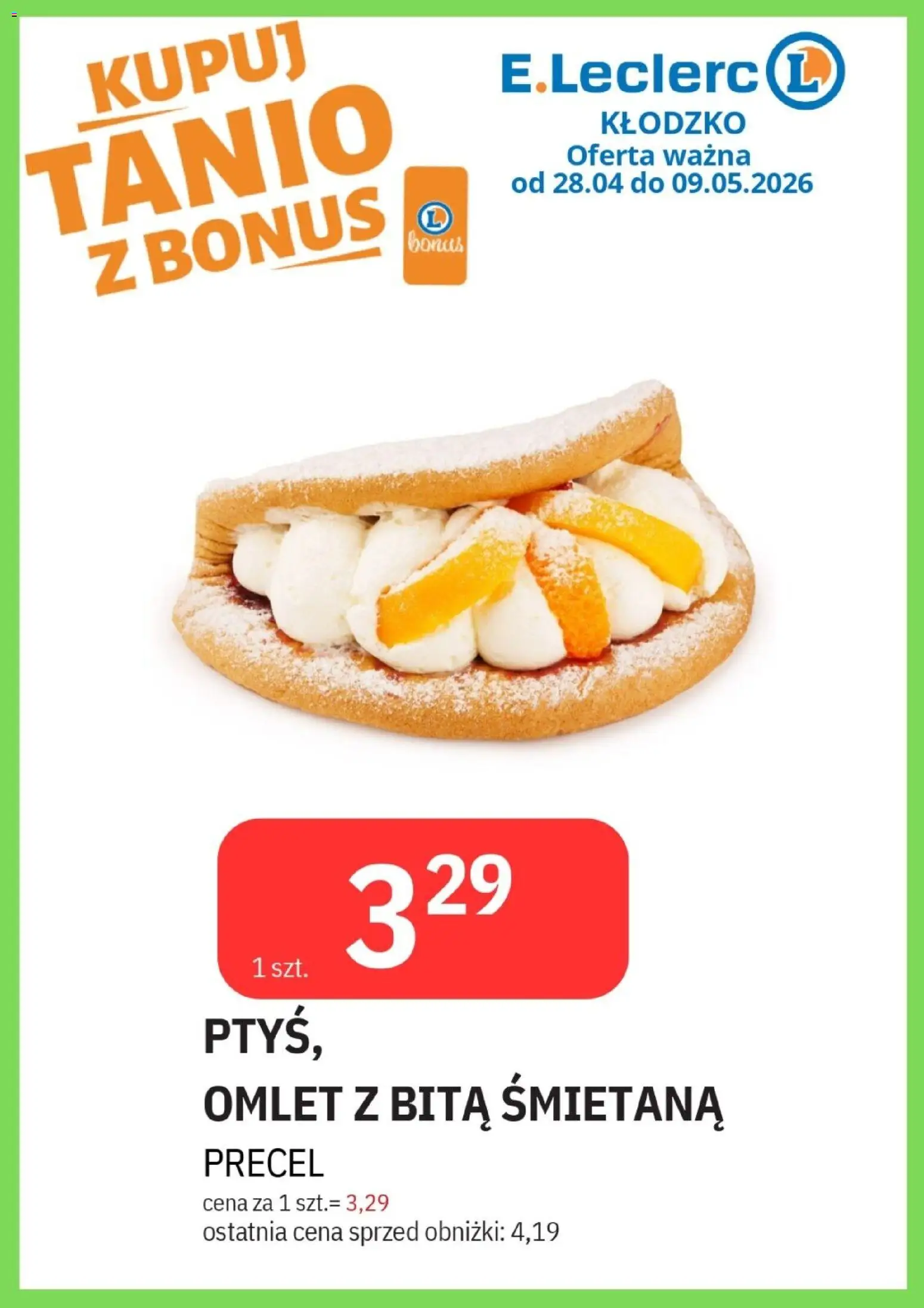 E.Leclerc gazetka - Kłodzko od 28.04.2026 | Strona: 14 | Produkty: Śmietana