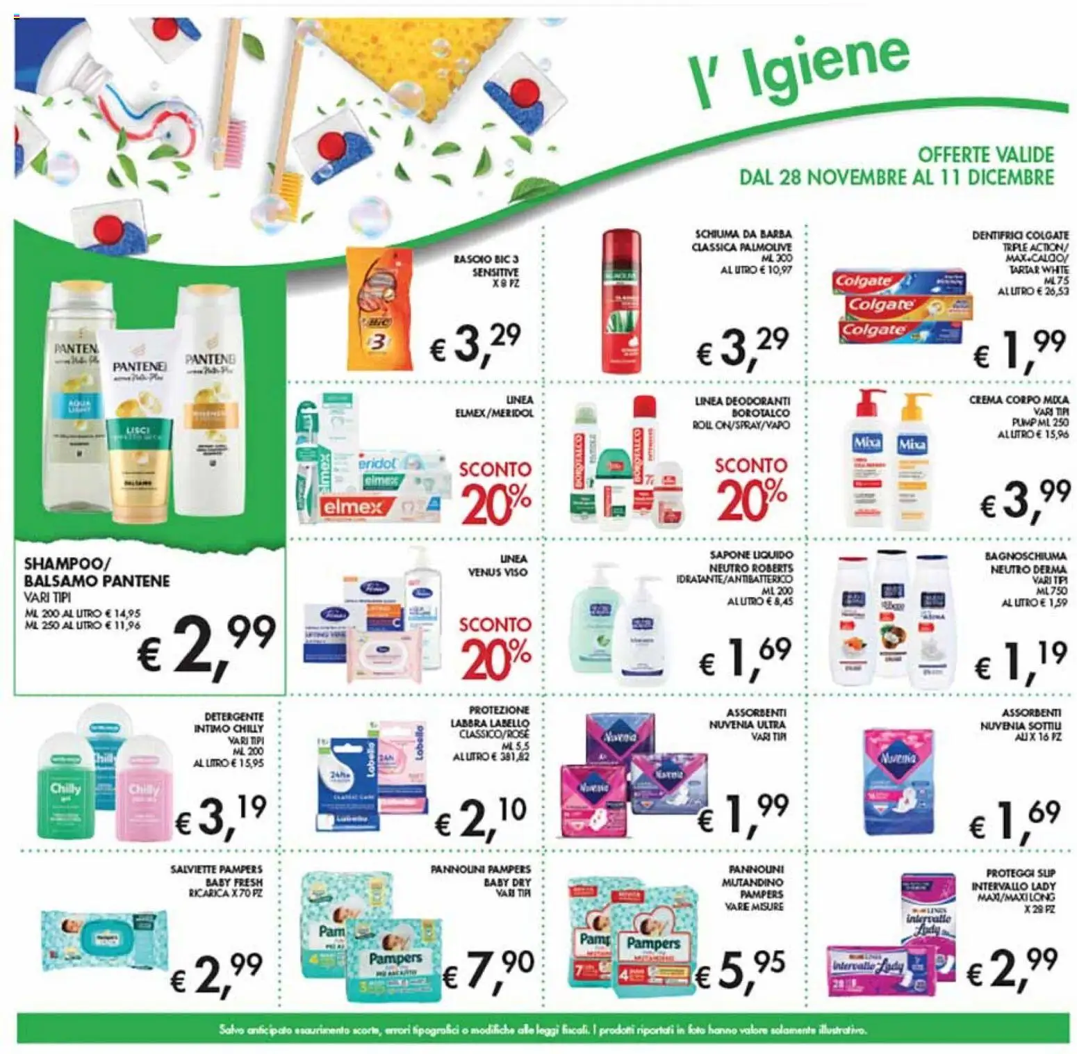 Volantino Coal del 28.11.2025 | Pagina: 23 | Prodotti: Schiuma da barba, Sapone, Bagnoschiuma, Detergente
