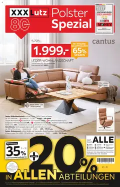 XXXL Lutz Polster Spezial gültig ab dem 25.08.2025