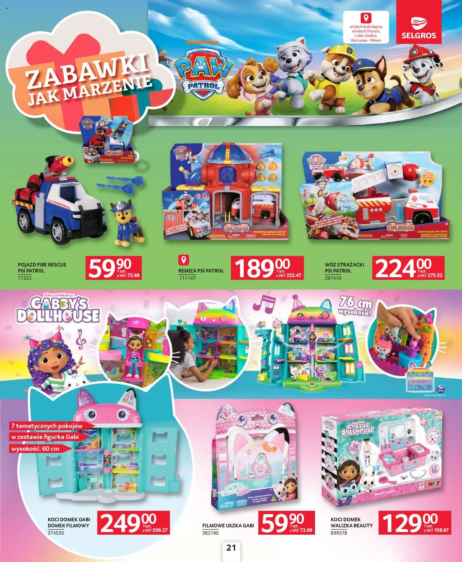Selgros cash&carry Gazetka - Zabawki od 04.12.2025 | Strona: 21 | Produkty: Walizka
