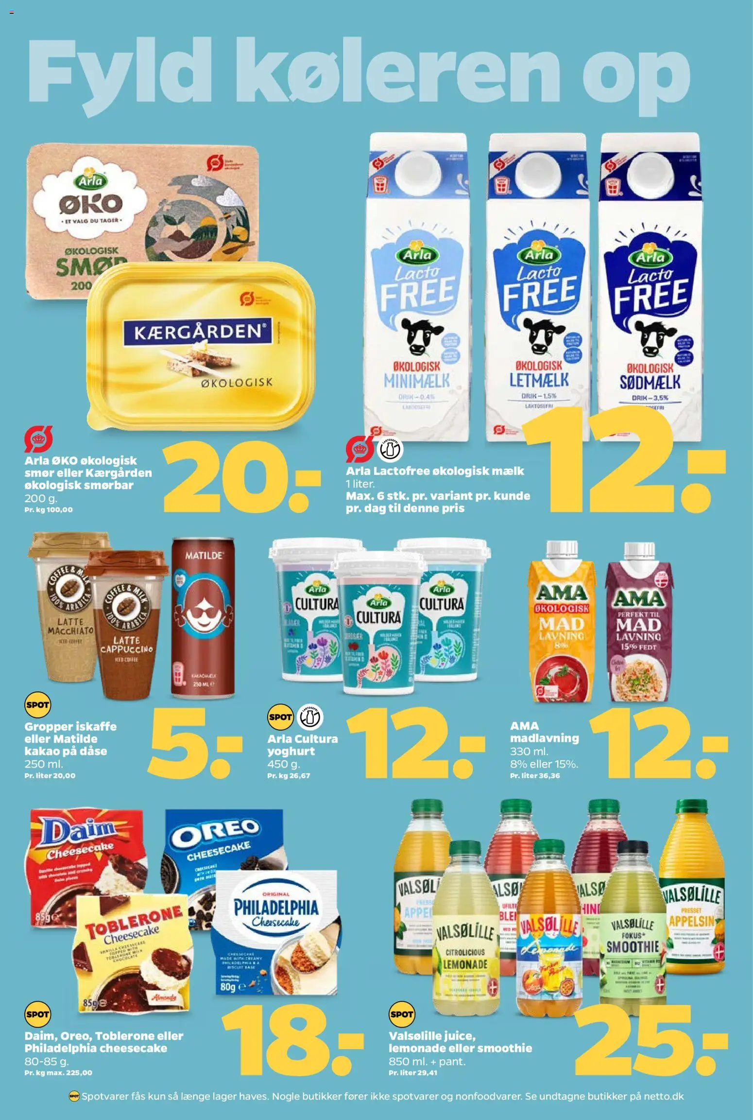 Netto tilbudsavis – gyldig fra 13.02.2026 | Side: 15 | Produkter: Mælk, Yoghurt, Jogo de ferramentas, Oreo