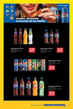 Pogląd oferty "Makro gazetka - Dostawy dla gastronomii" - ważna od 03.04.2026 | Strona: 5 | Produkty: Pepsi