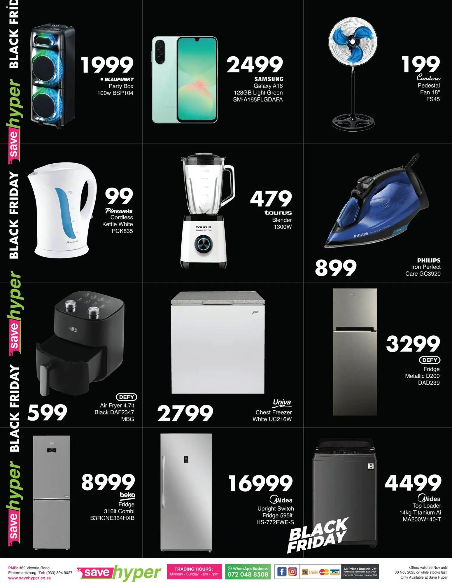 New Save catalogue – valid from 26.11.2025 | Page: 2 | Products: Kettle, Box, Air fryer, Switch
