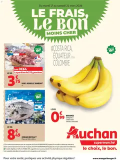Auchan - Prévisualisation de Auchan Pâques, le frais, le bon valide à partir de 17.03.2026