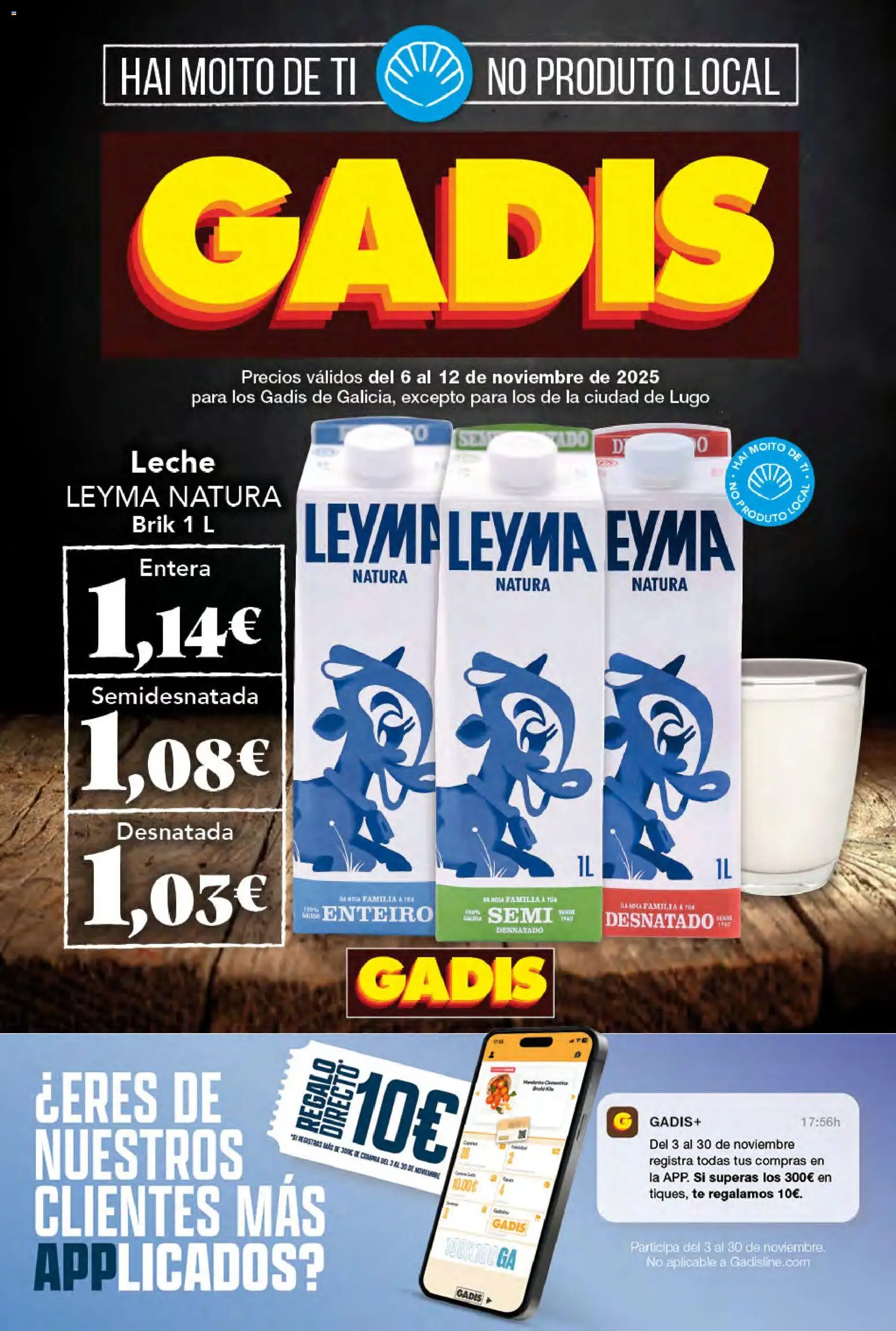 Gadis - folleto │ válido desde el 06.11.2025 | Página: 1 | Productos: Leche, Té