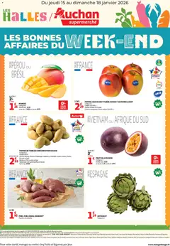 Auchan - Les bons plans du week-end dans votre super ! - Voorbeeld van een folder van Auchan, geldig van 15.01.2026
