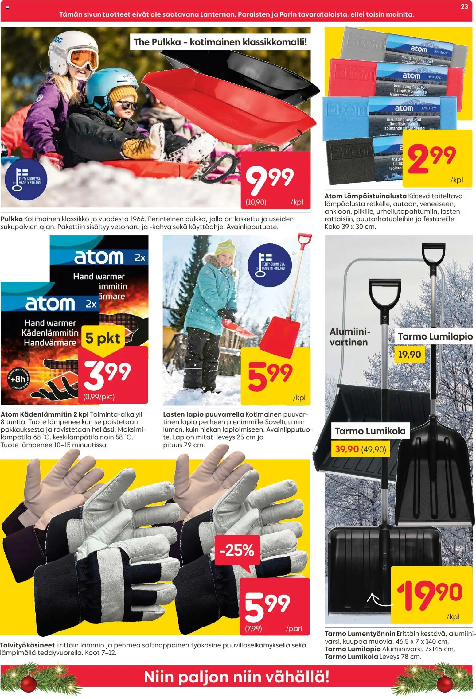 Rusta - Black Friday – voimassa 17.11.2025 alkaen | Sivu: 23 | Tuotteet: Lapio