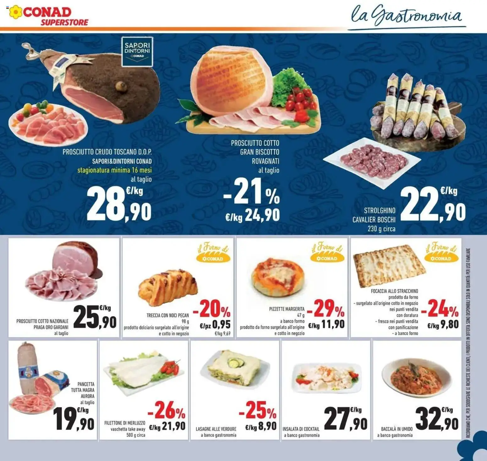 Volantino Conad del 25.02.2026 | Pagina: 17 | Prodotti: Merluzzo, Insalata, Lasagna, Il forno