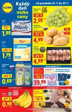 Lidl leták - náhľad platný od 21.07.2025