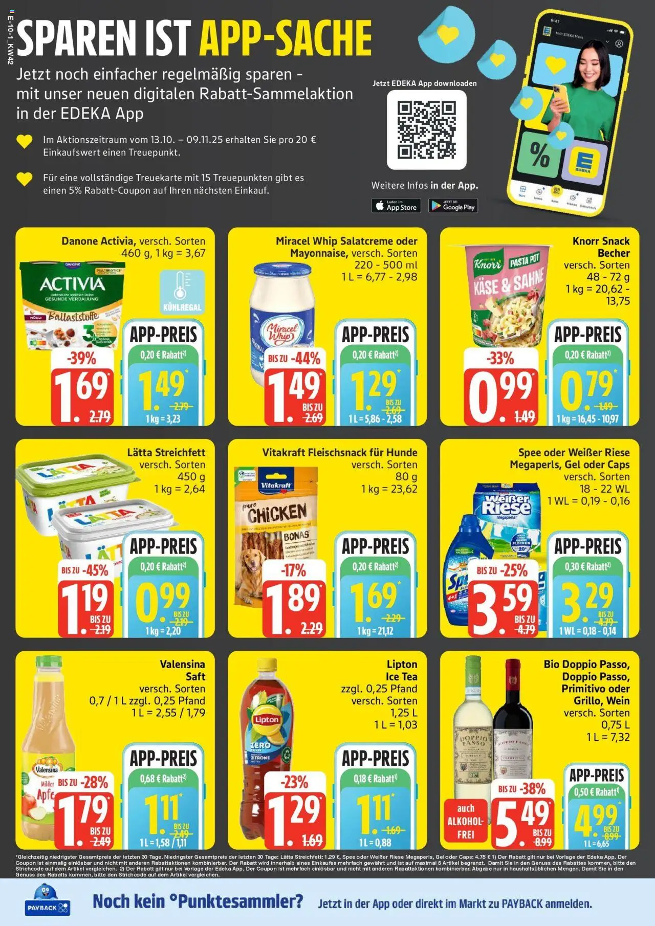 Marktkauf - Marktkauf: Wochenangebote – gültig ab 13.10.2025 | Seite: 10 | Produkte: Activia, Miracel whip, Zitrone, Lätta