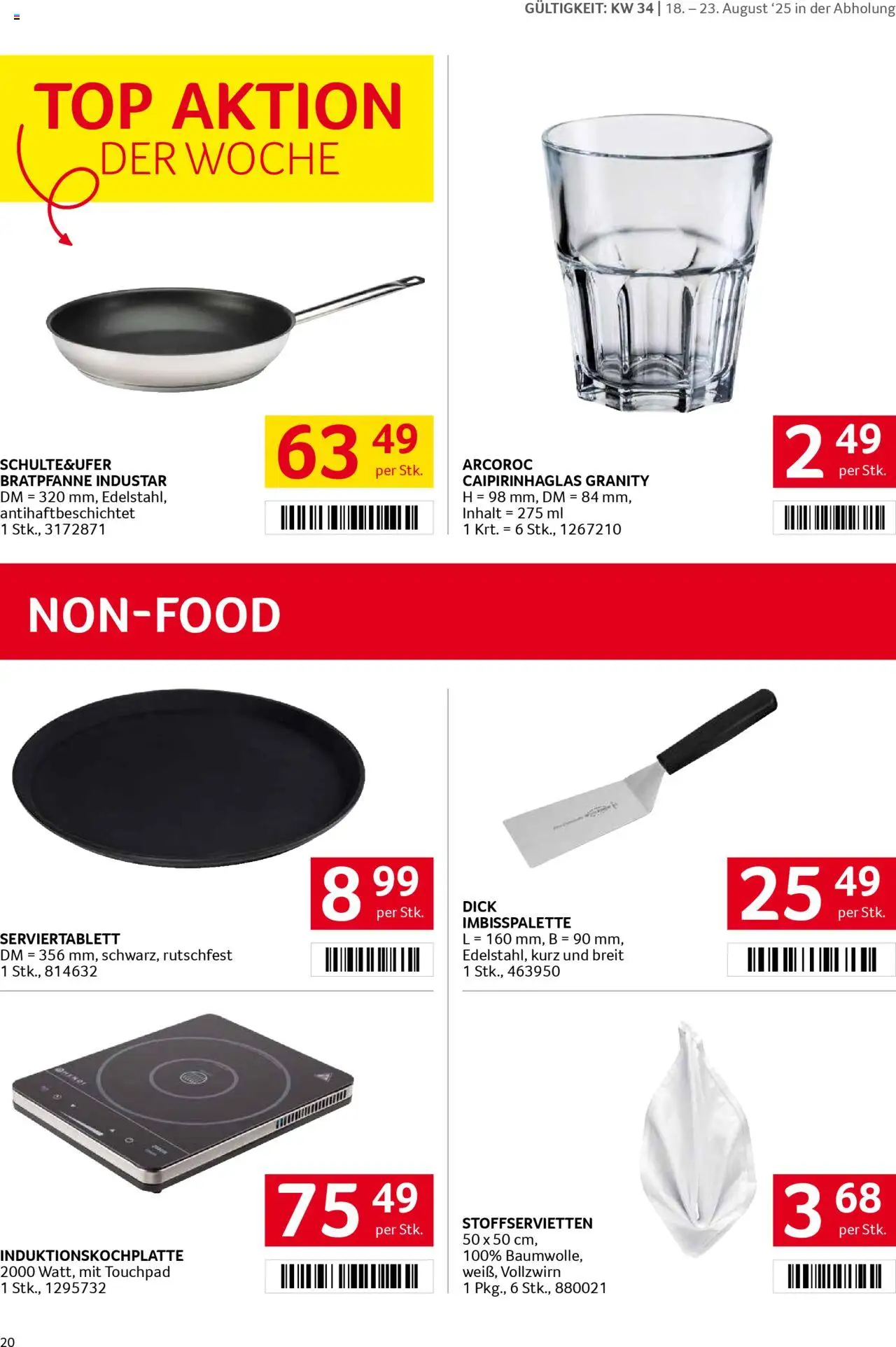 Transgourmet Flugblatt gültig ab 17.08.2025 | Seite: 19
