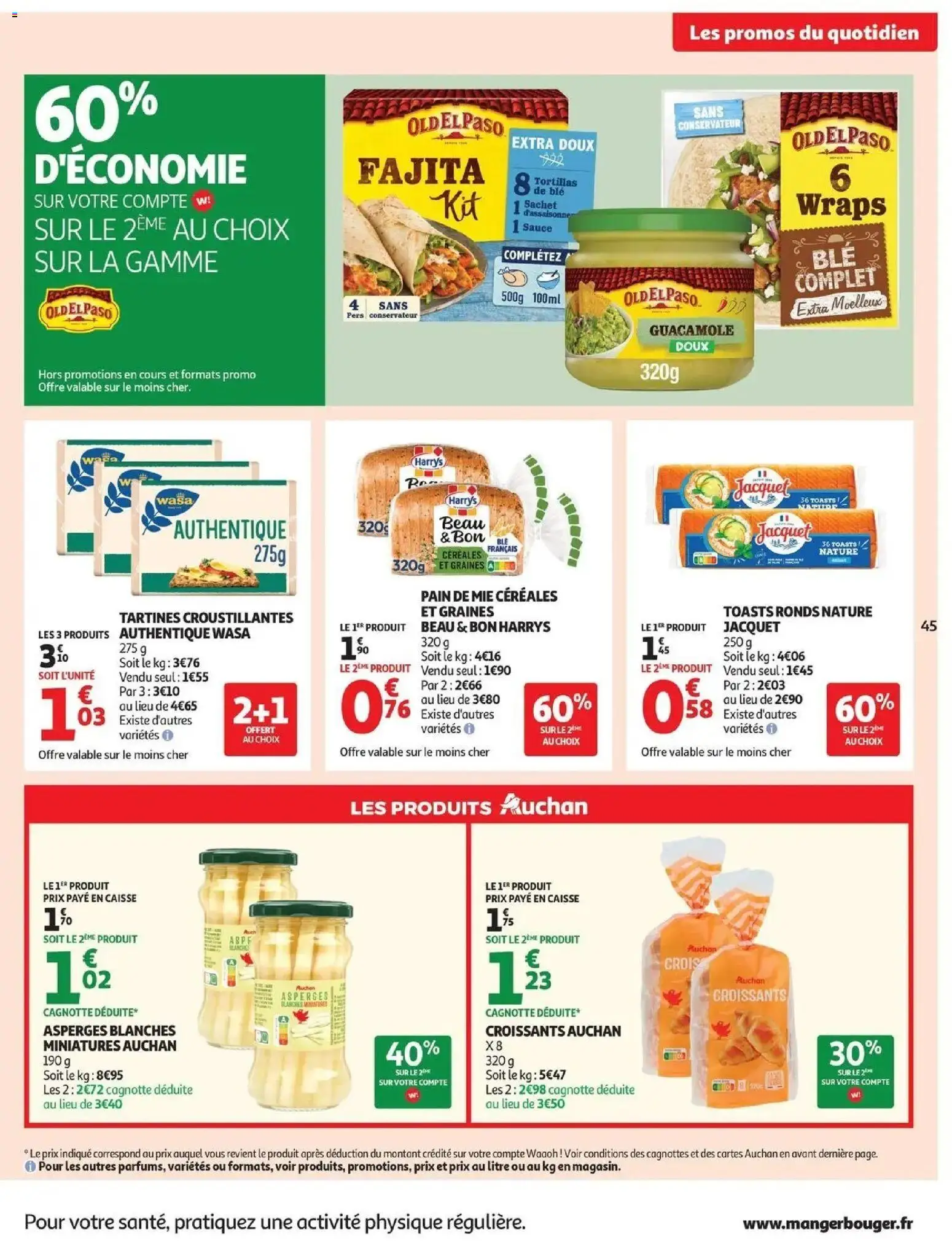 {H1} | Page: 47 | Produits: Tortillas, Pain de mie, Pain, Céréales