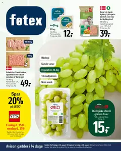 Eksempel på tilbudsavis Føtex - Tilbudsavis fra butik Føtex gyldig fra 15.08.2025