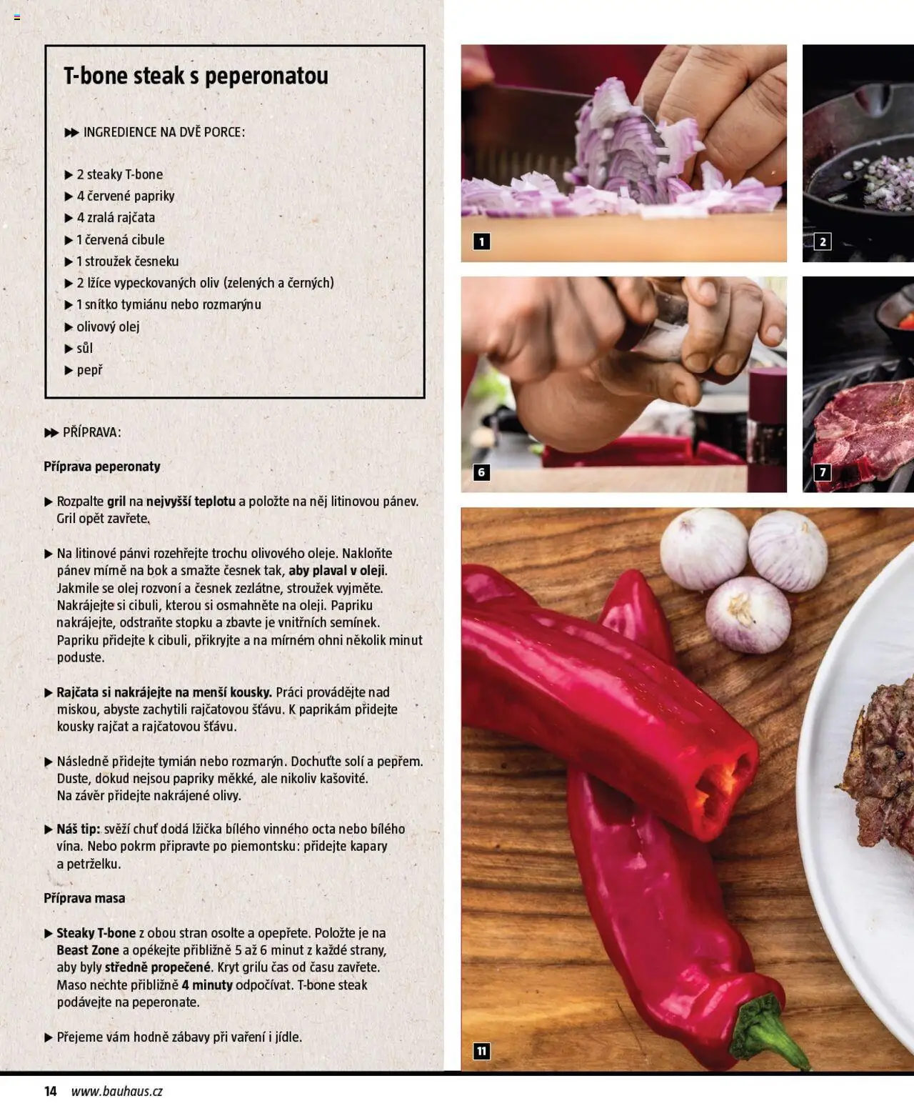 Bauhaus katalog Grilování od 26.06.2025 | Strana: 14 | Produkty: Rajčata, Lžička, Česnek, Maso