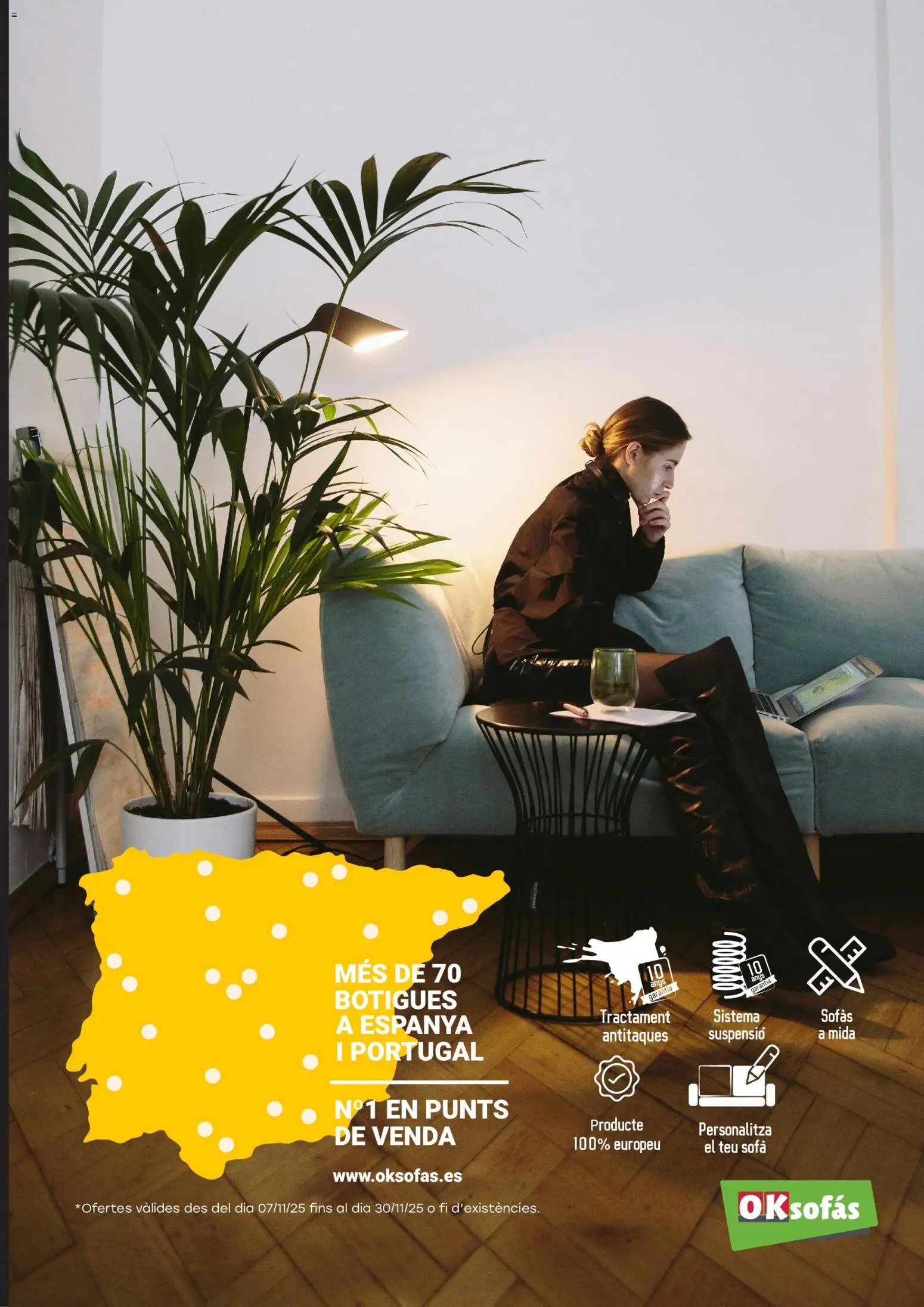 OKsofás Black Friday Cat │ válido desde el 07.11.2025 | Página: 9 | Productos: Sofá