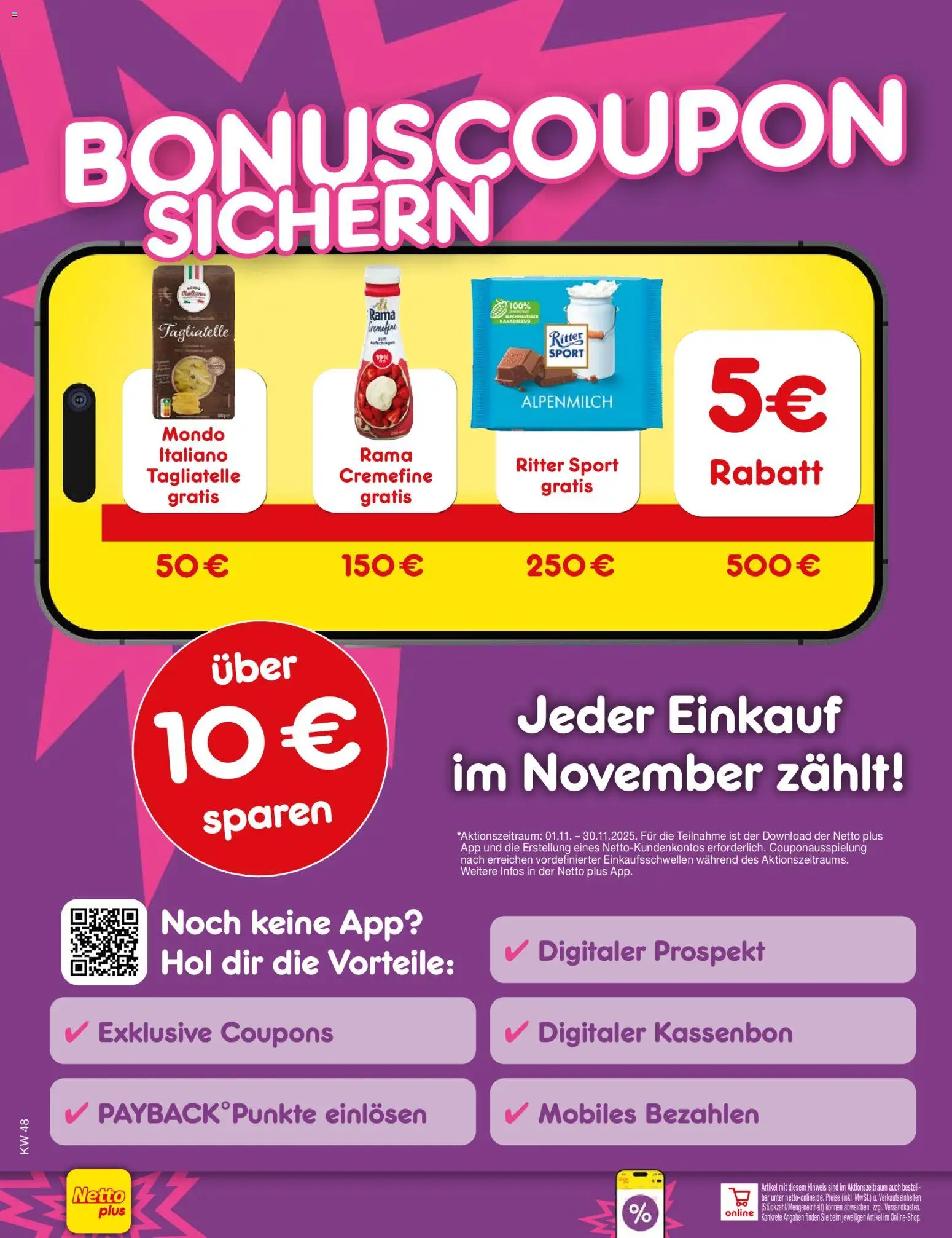 Netto Marken-Discount - Black Friday – gültig ab 24.11.2025 | Seite: 58 | Produkte: Rama, Ritter sport