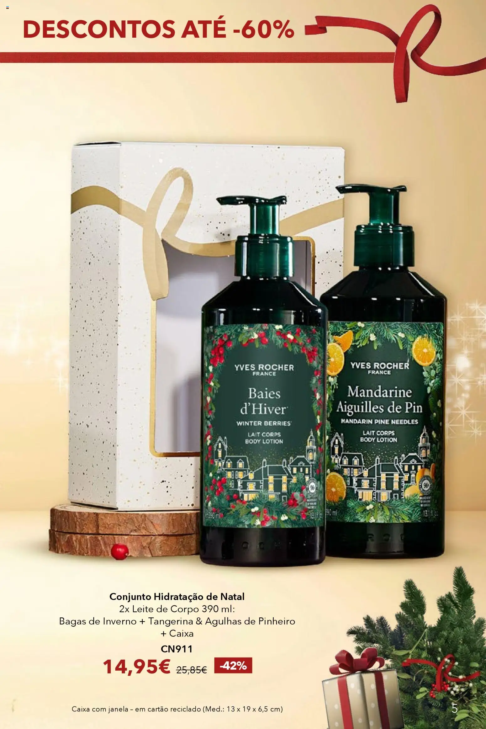 Yves Rocher - Presente para ti │ válido de 12.12.2025 | Página: 5 | Produtos: Janela, Caixa, Leite