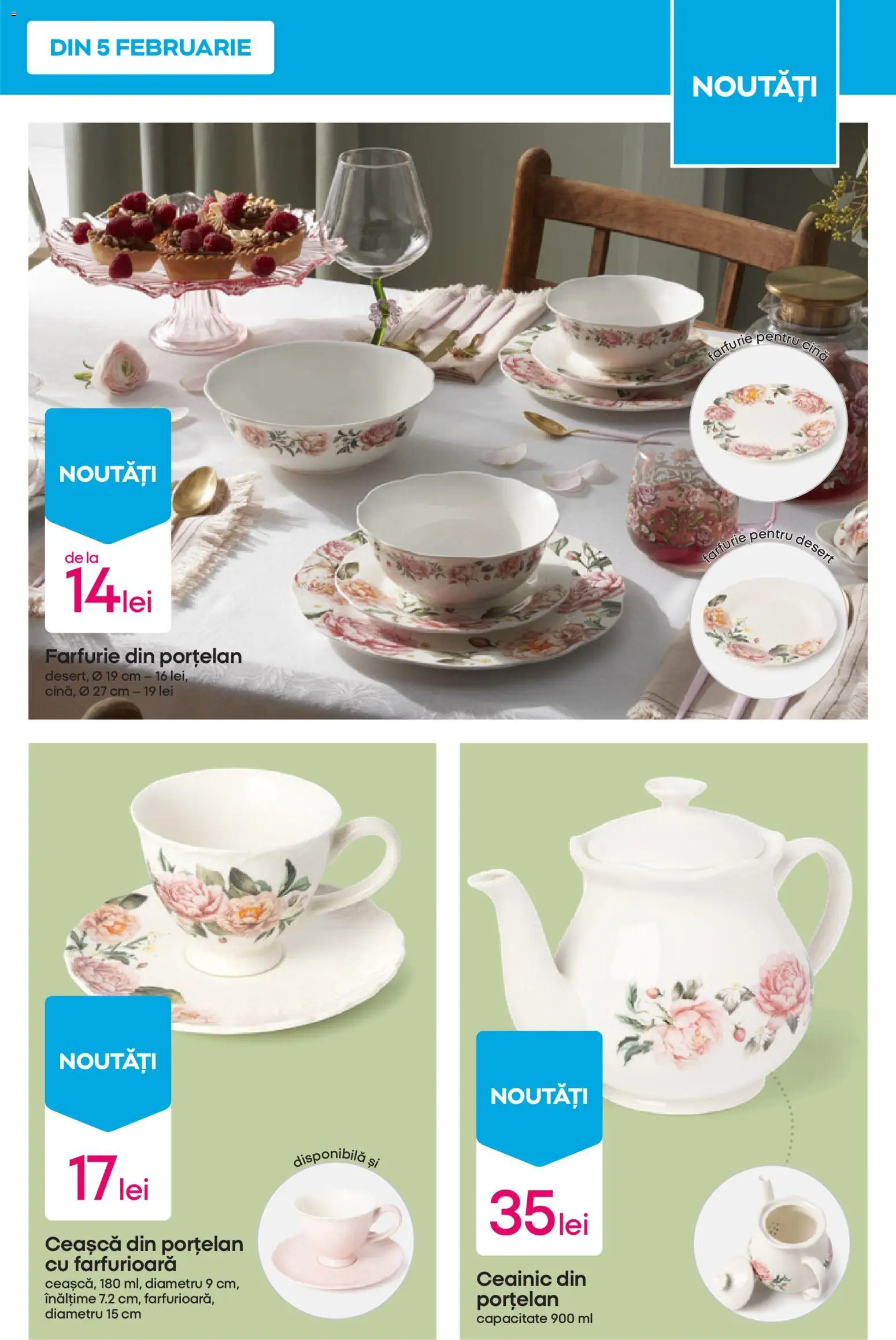 Noul catalog Pepco – valabil de la 12.02.2026 | Pagină: 13 | Produse: Ceainic, Farfurie