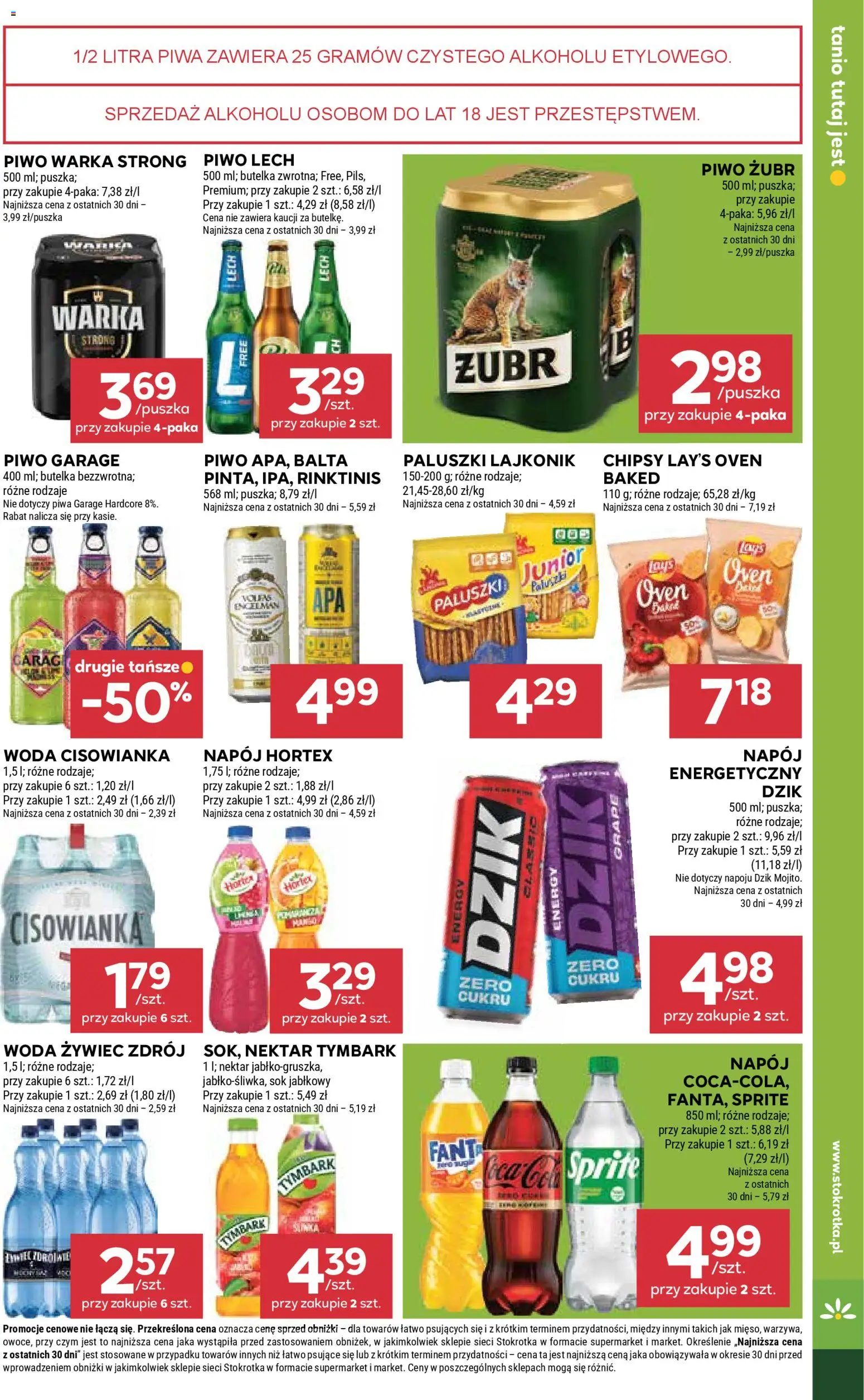 Stokrotka Gazetka - Market od 23.10.2025 | Strona: 17 | Produkty: Sok jabłkowy, Sprite, Paluszki, Sok