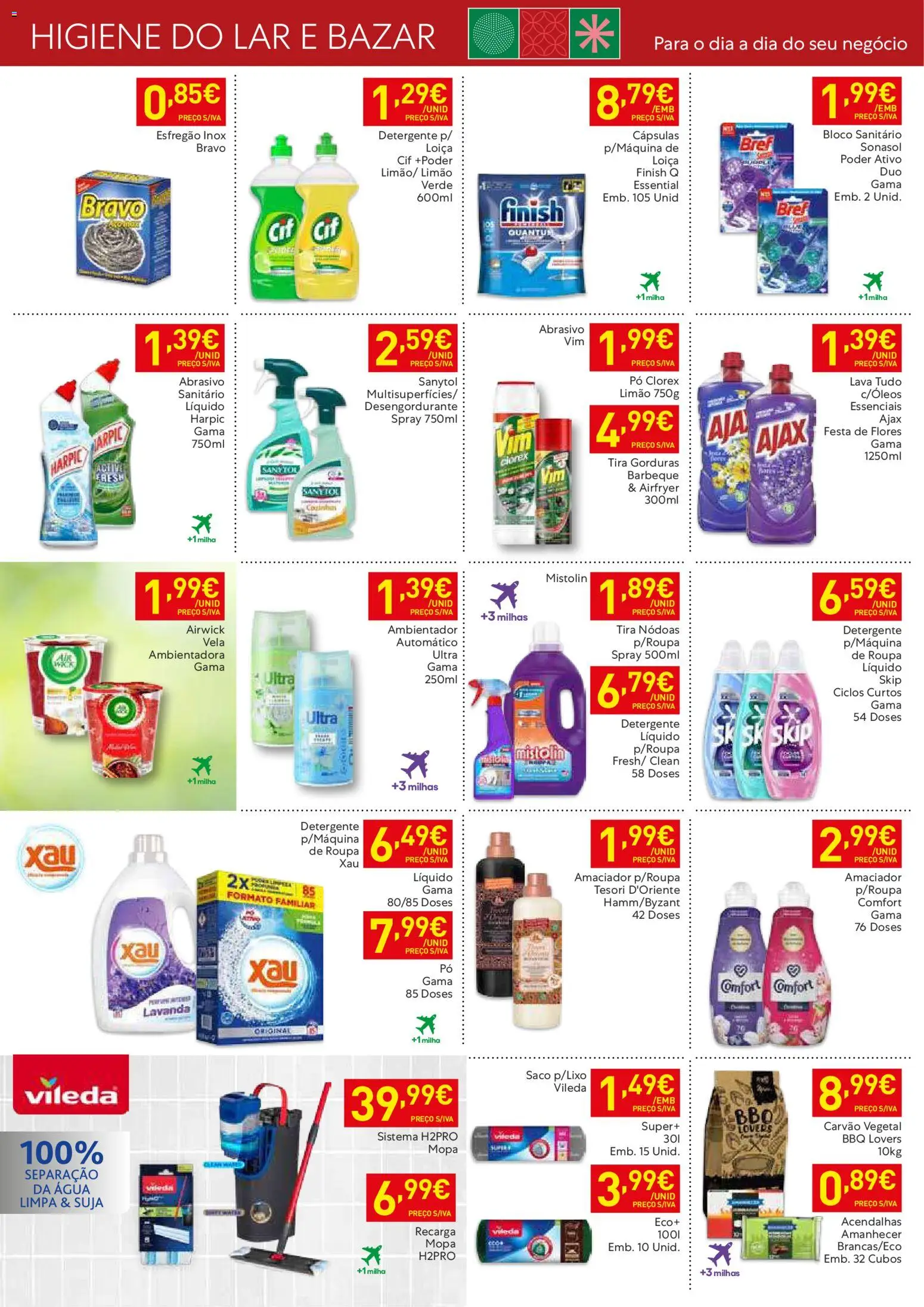 Recheio - Bons Negócios Madeira │ válido de 04.11.2025 | Página: 14 | Produtos: Agua, Flores, Detergente, Carvão vegetal