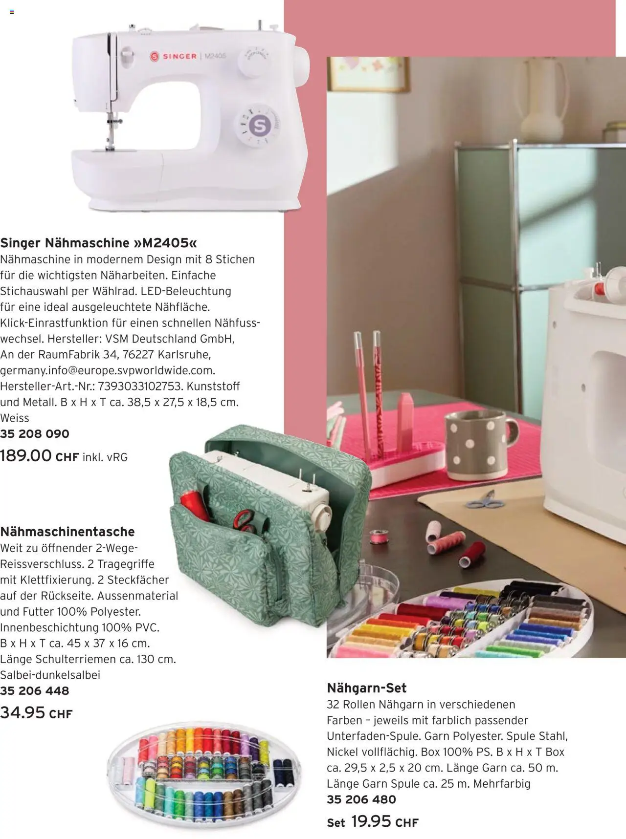 Tchibo Magazin Selbst gemacht ab 12.08.2025 | Seite: 14 | Produkte: Nähmaschine, Box