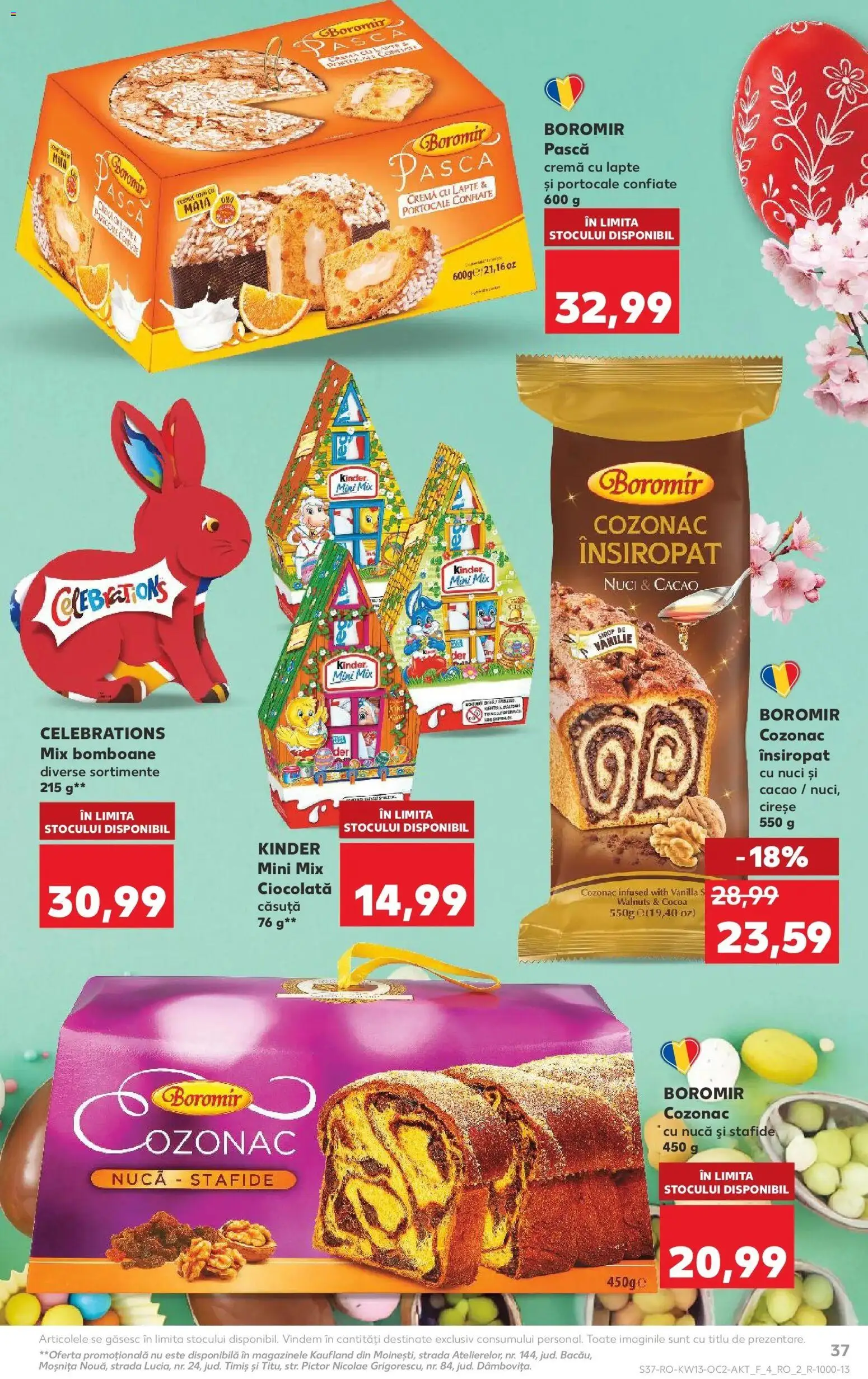 Noul catalog Kaufland – valabil de la 25.03.2026 | Pagină: 37 | Produse: Cremă, Sirop, Cireșe, Stafide