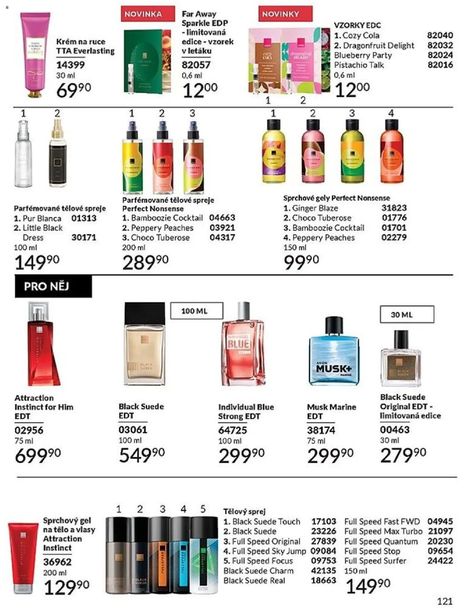 Avon Black Friday od 01.11.2025 | Strana: 121 | Produkty: Krém na ruce, Sprchový gel, Krém, Cola