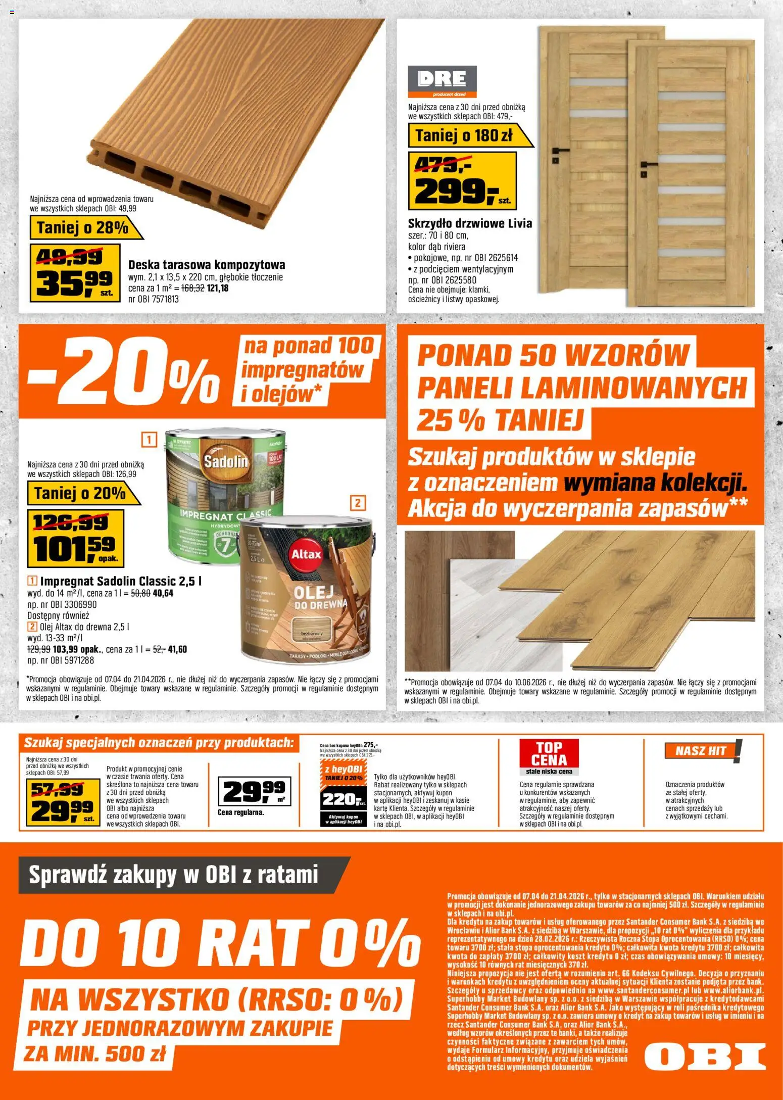 OBI gazetka od 07.04.2026 | Strona: 16 | Produkty: Olej