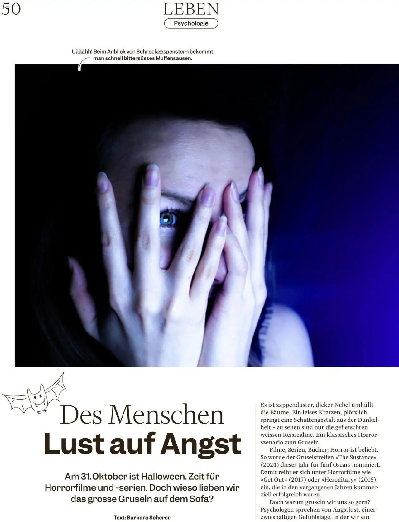 Migros Magazin – gültig ab 20.10.2025 | Seite: 50 | Produkte: Sofa, Sehen