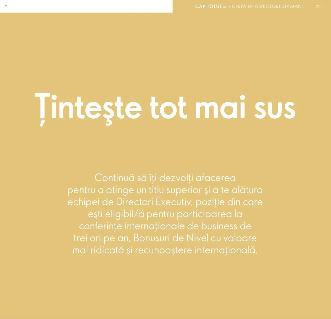 Oriflame catalog - Planul de Succes pentru Partenerul de Brand – valabil de la 09.07.2024 | Pagină: 71