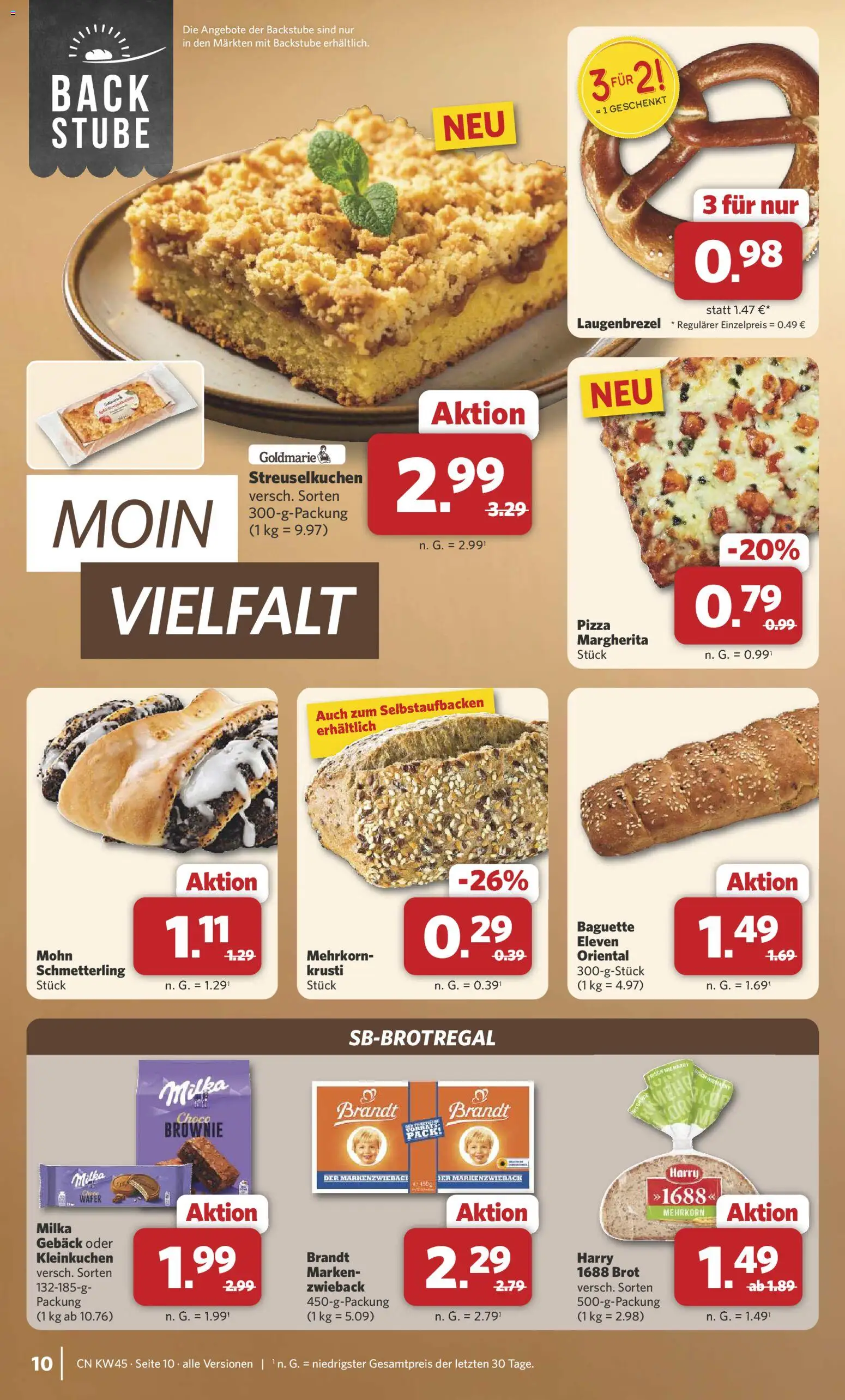 Combi - Black Friday – gültig ab 03.11.2025 | Seite: 10 | Produkte: Baguette, Milka, Brot, Pizza