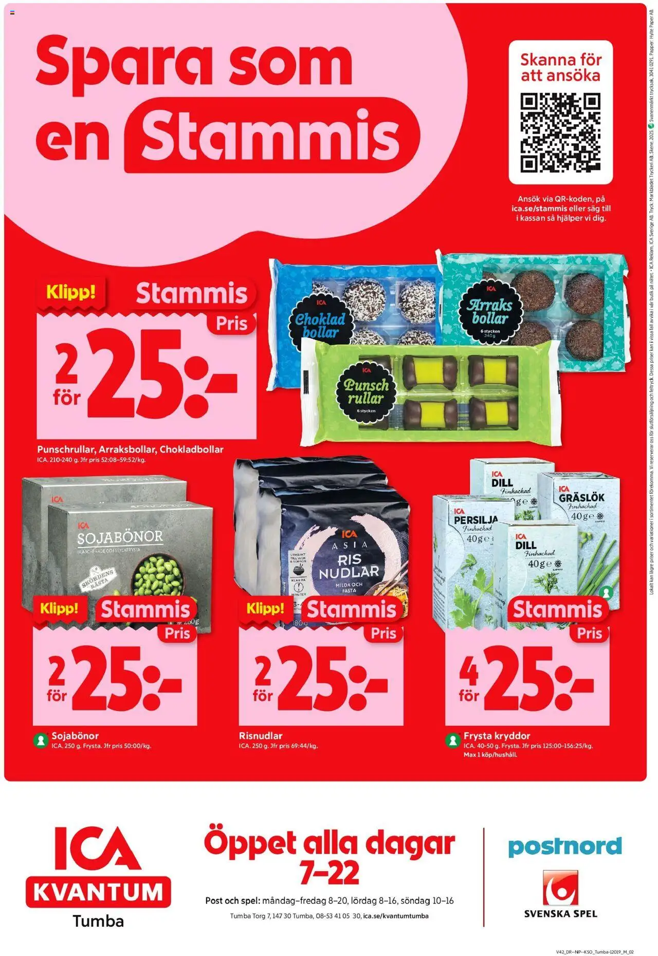 ICA Kvantum reklamblad aktuell från 13.10.2025 | Sida: 10 | Produkter: Såg, Gräslök, Persilja, Spel