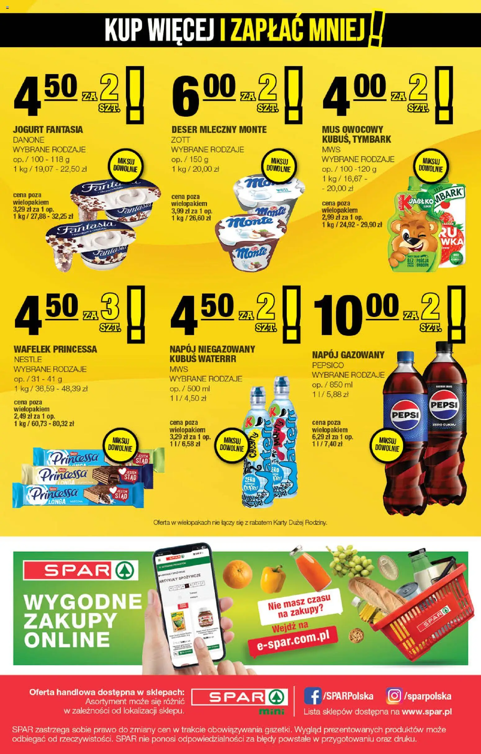 Spar Gazetka - Mini od 05.11.2025 | Strona: 4 | Produkty: Curry, Pepsi, Jogurt