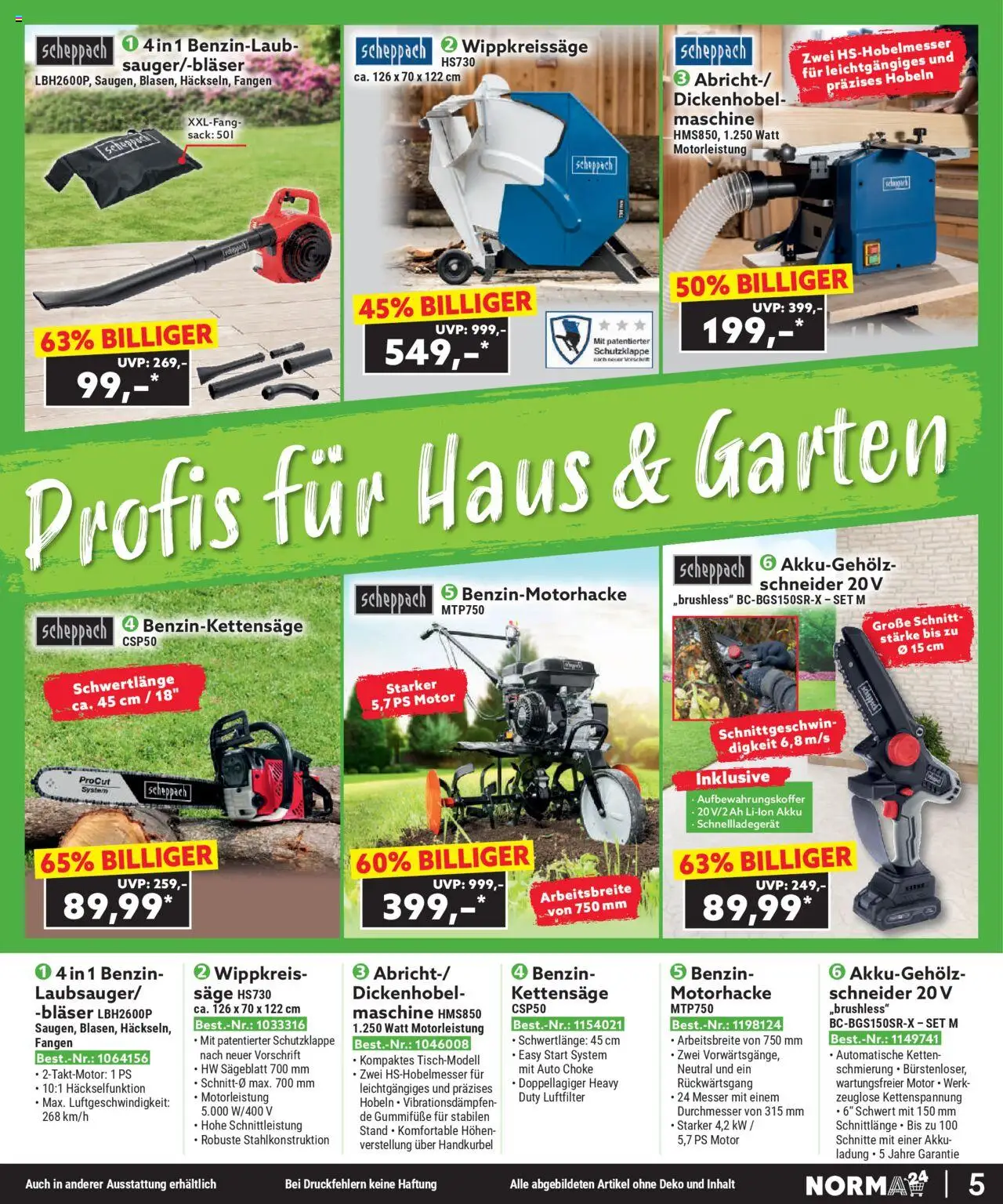 Norma Bestellmagazin  gültig ab 01.10.2025 | Seite: 5