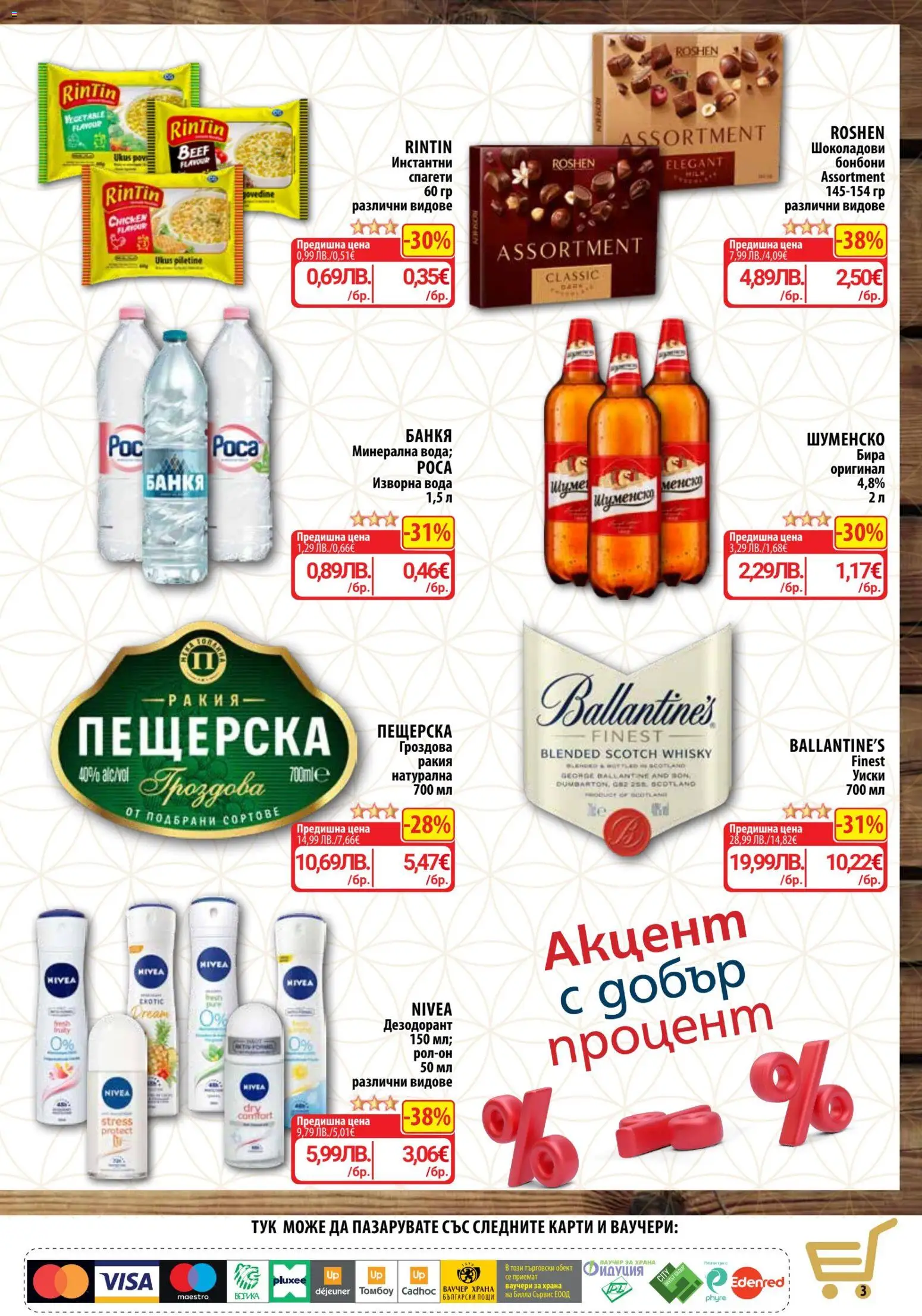 {H1} | Страница: 3 | Продукти: Уиски, Вода, Изворна вода, Ракия