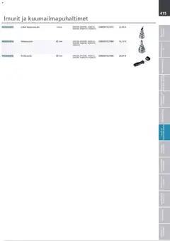 Makita-mainoslehti voimassa 24.03.2026 alkaen | Sivu: 415 | Tuotteet: Monitoimikone, Käsineet