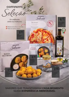 Pré-visualização BOLINHAS DE ALHEIRA E CHOURIÇO CONTINENTE SELEÇÃO, Alheira and chorizo balls. EMB.: 300 G válido de 07.04.2026 | Página: 14 | Produtos: Batata, Atum, Forno, Pizza